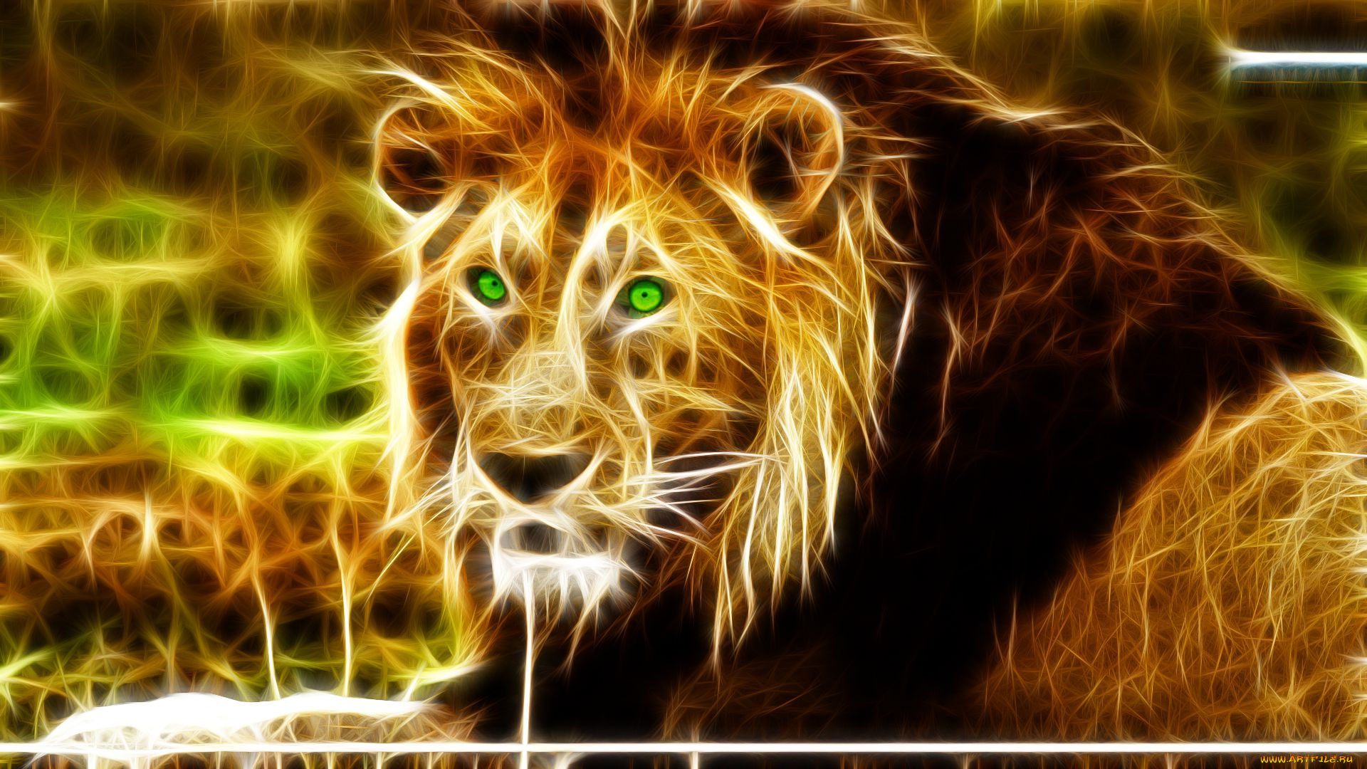 3д, графика, animals, животные, лев