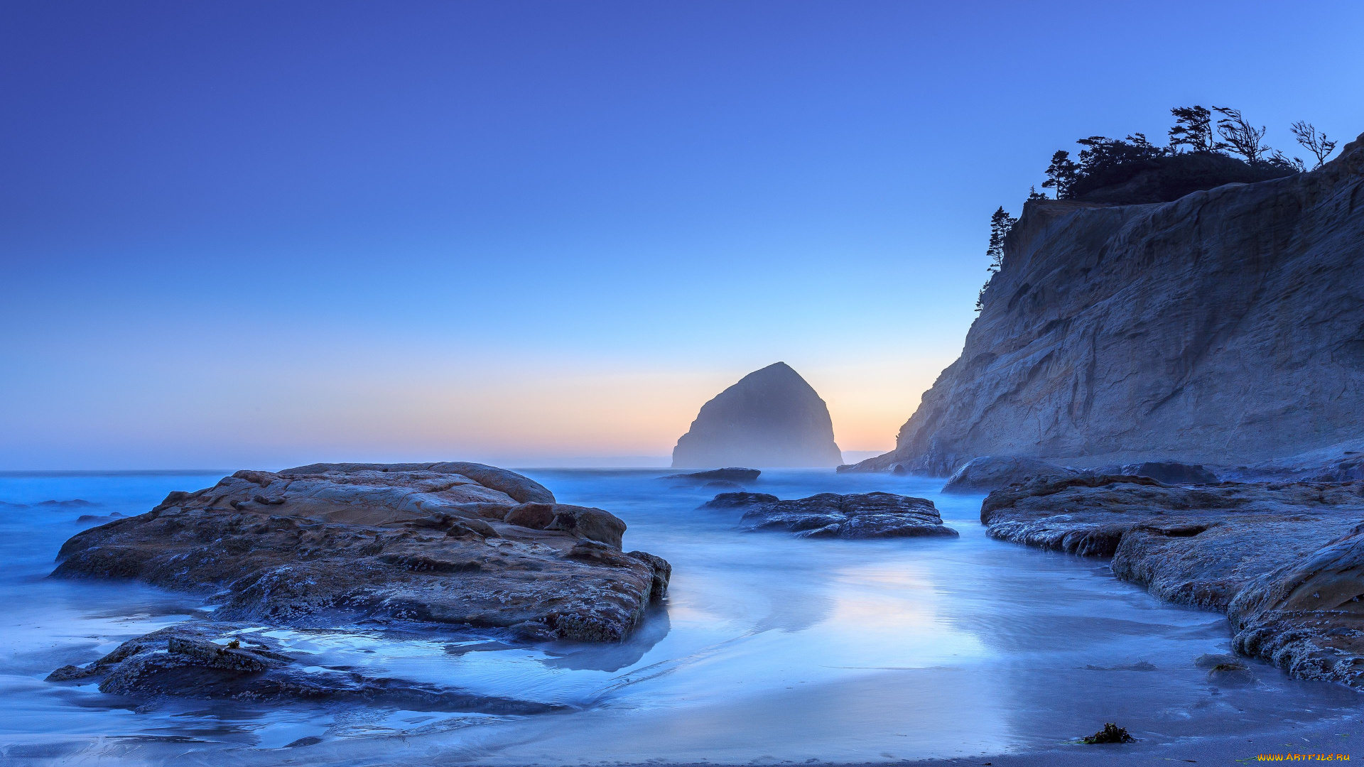 haystack, rock, cannon, beach, oregon, природа, побережье, орегон, кэннон, бич, тихий, океан, скалы, pacific, ocean