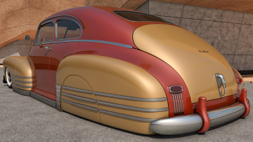 обоя автомобили, 3д, 1948, chevrolet
