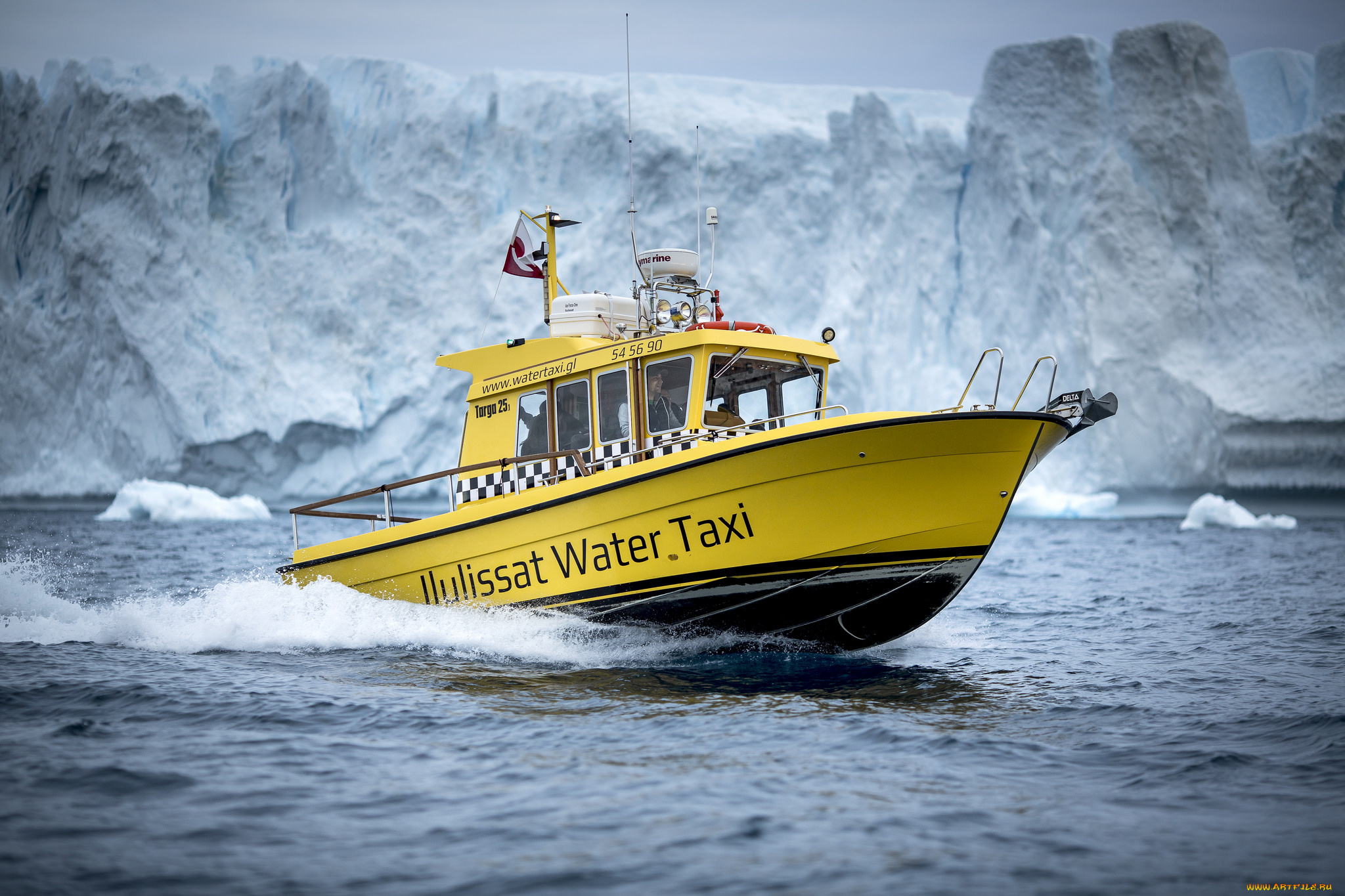 ilulissat, water, taxi, корабли, катера, катер, льды, море, север