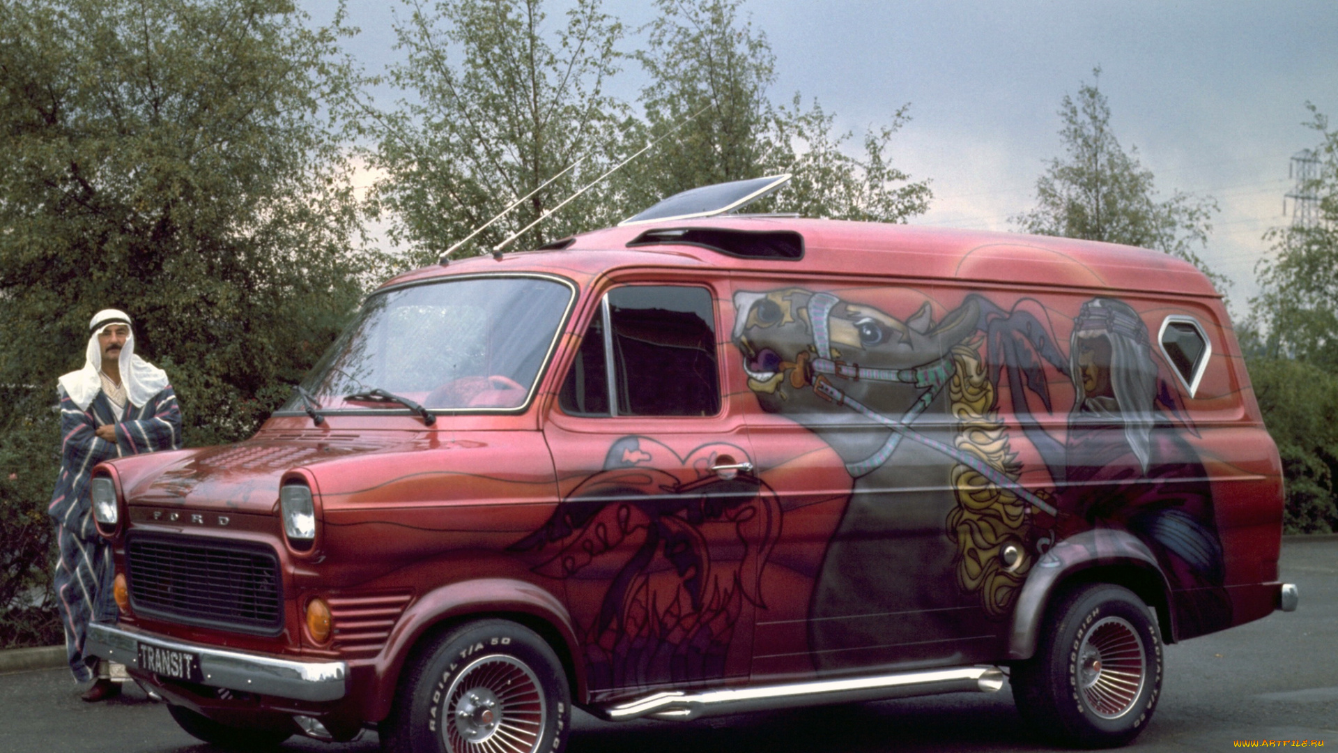 автомобили, custom, van`s, ford