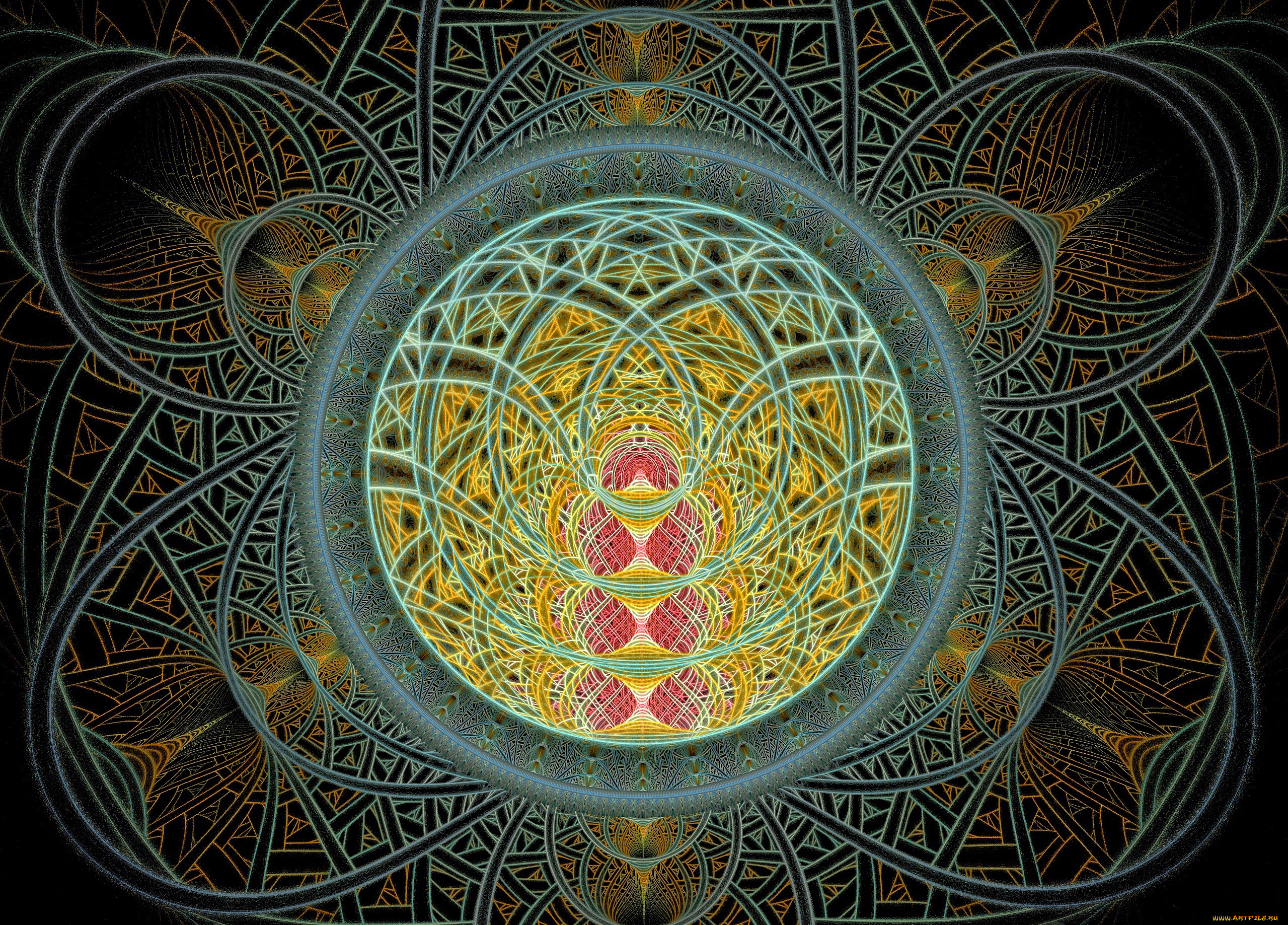 3д, графика, фракталы, , fractal, цвета, фон, узор