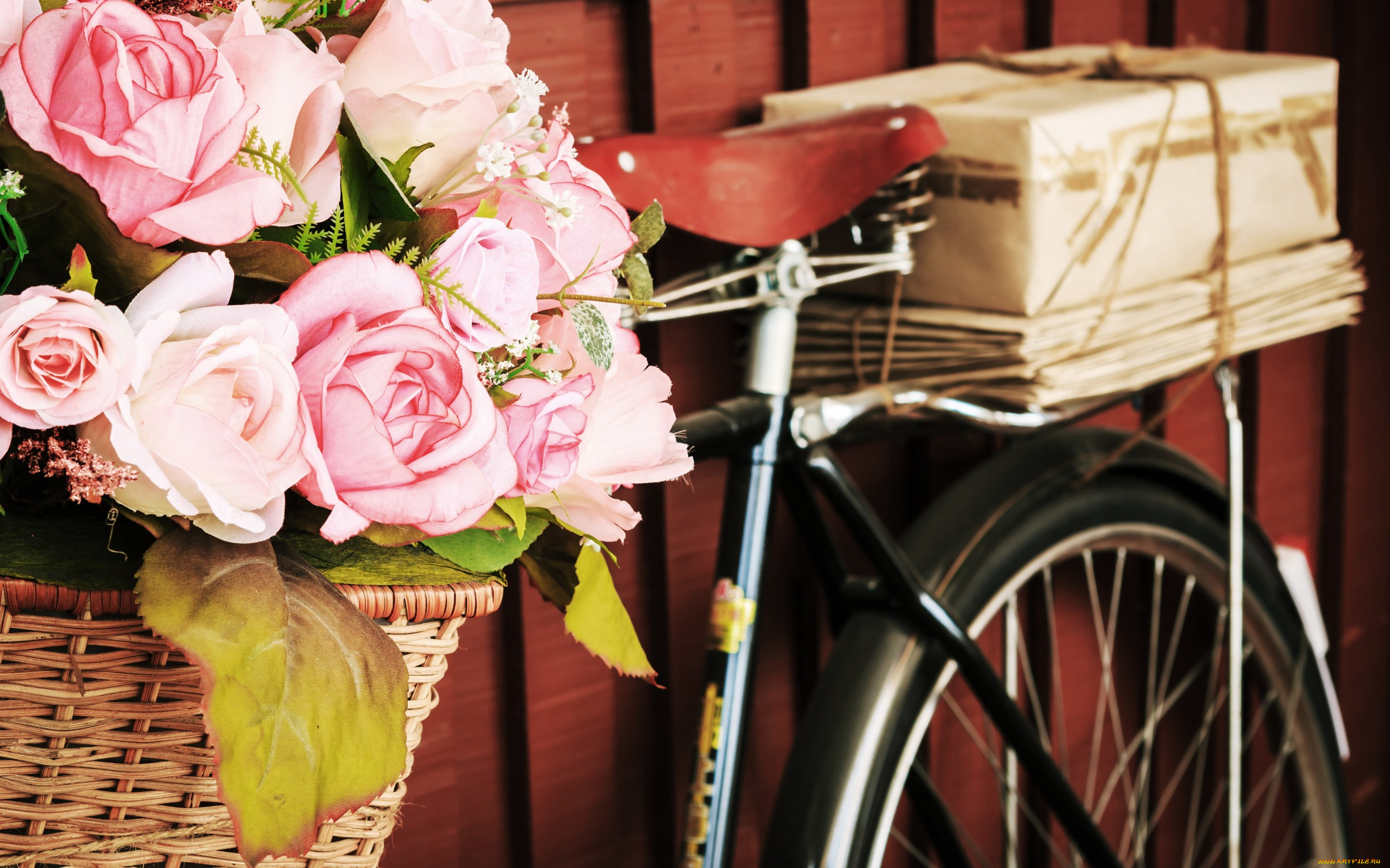 разное, ремесла, , поделки, , рукоделие, flowers, roses, ретро, цветы, букет, флористика, велосипед