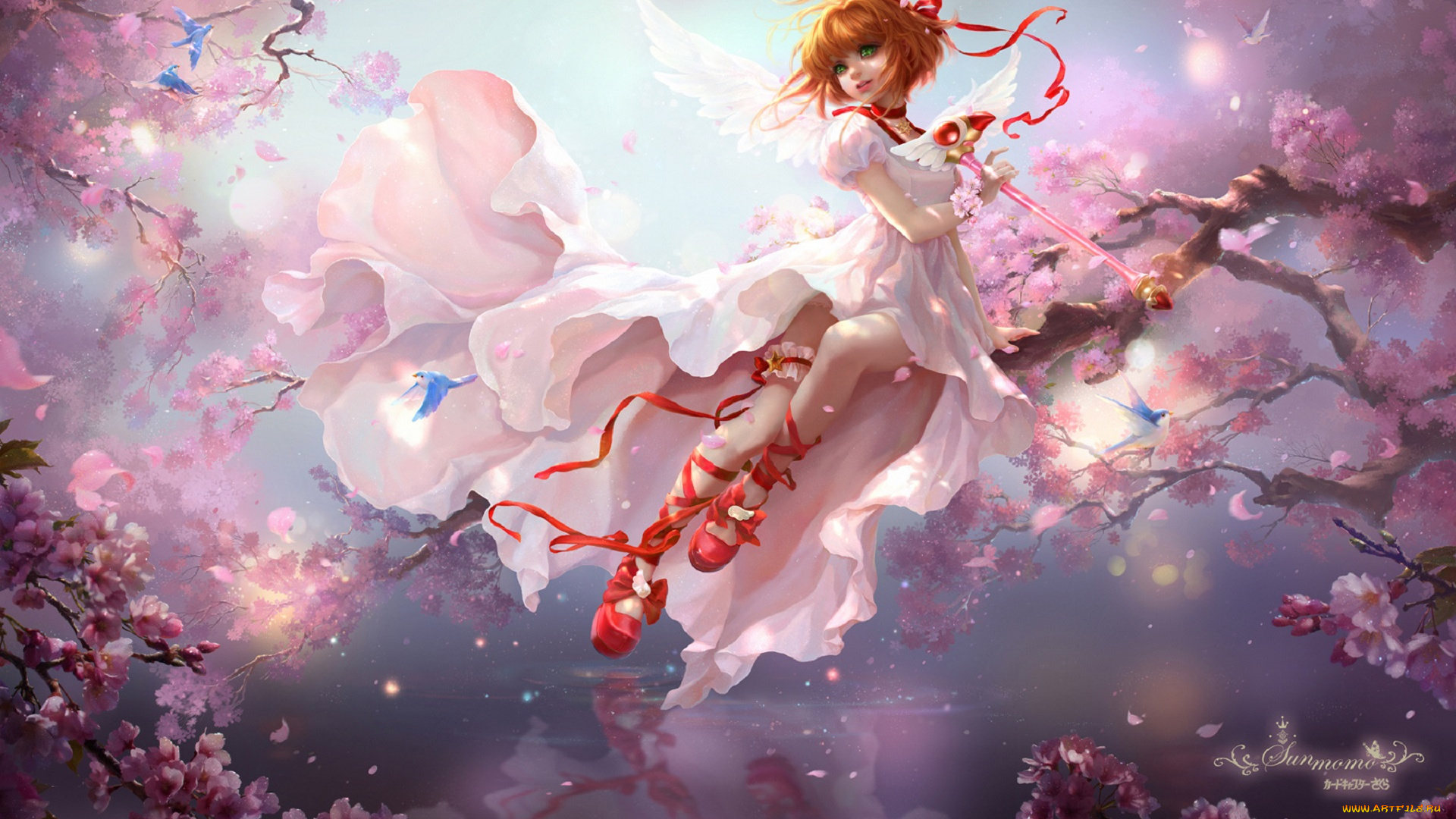 аниме, card, captor, sakura, kinomoto, sakura, card, captor