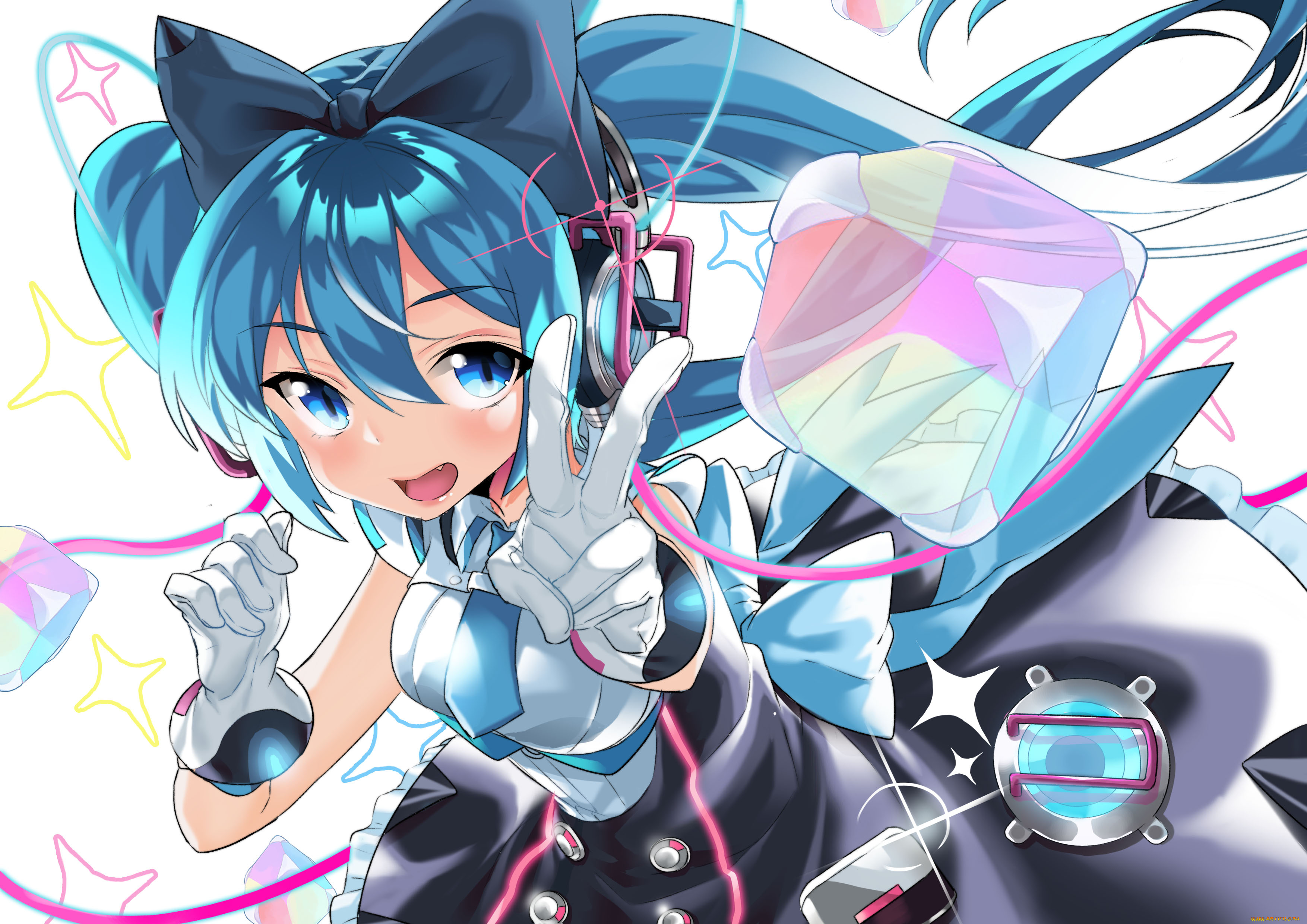 аниме, vocaloid, hatsune, miku