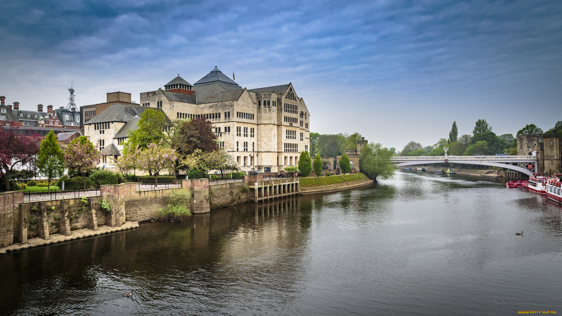 york, , uk, города, -, панорамы, простор