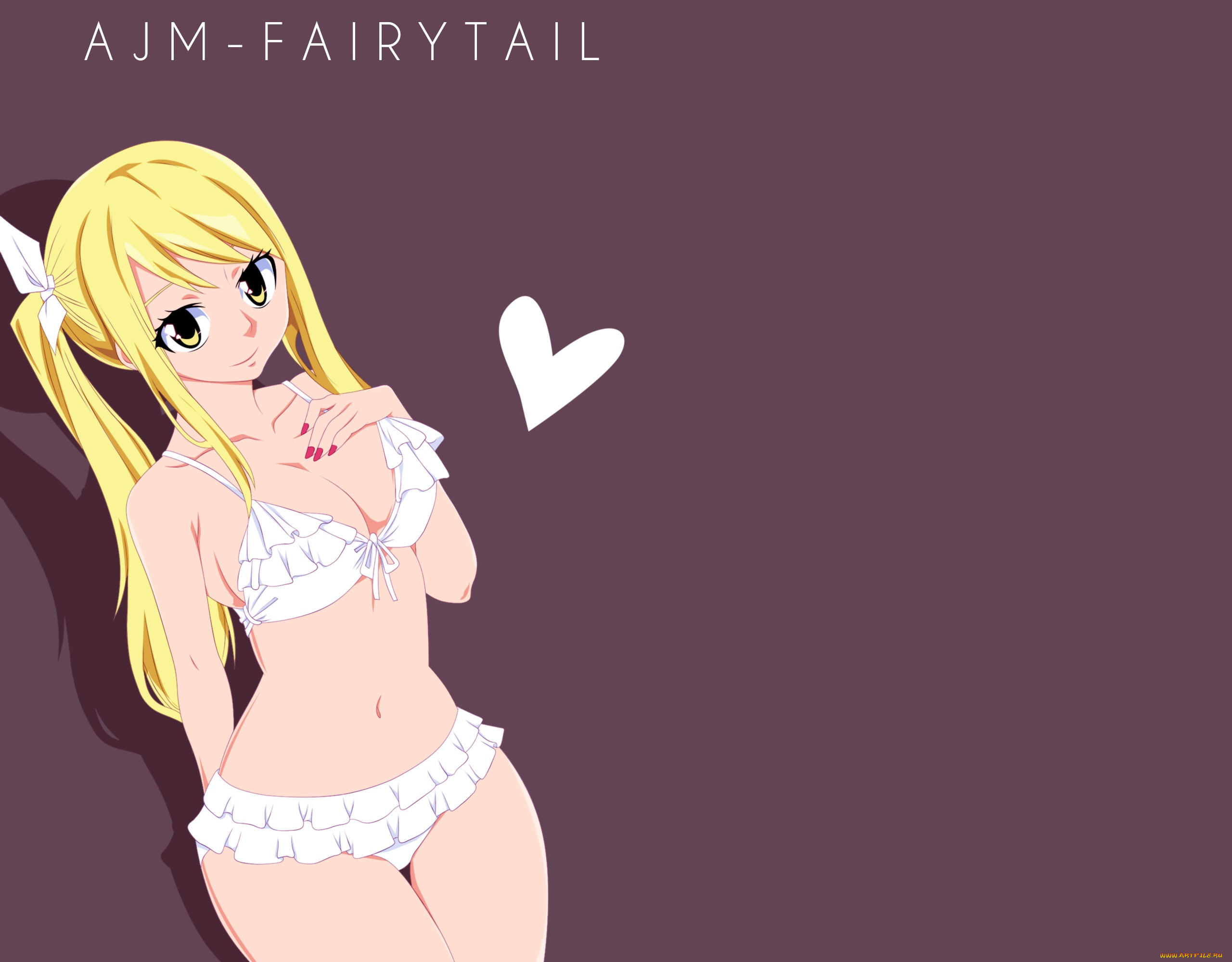 аниме, fairy, tail, люси.