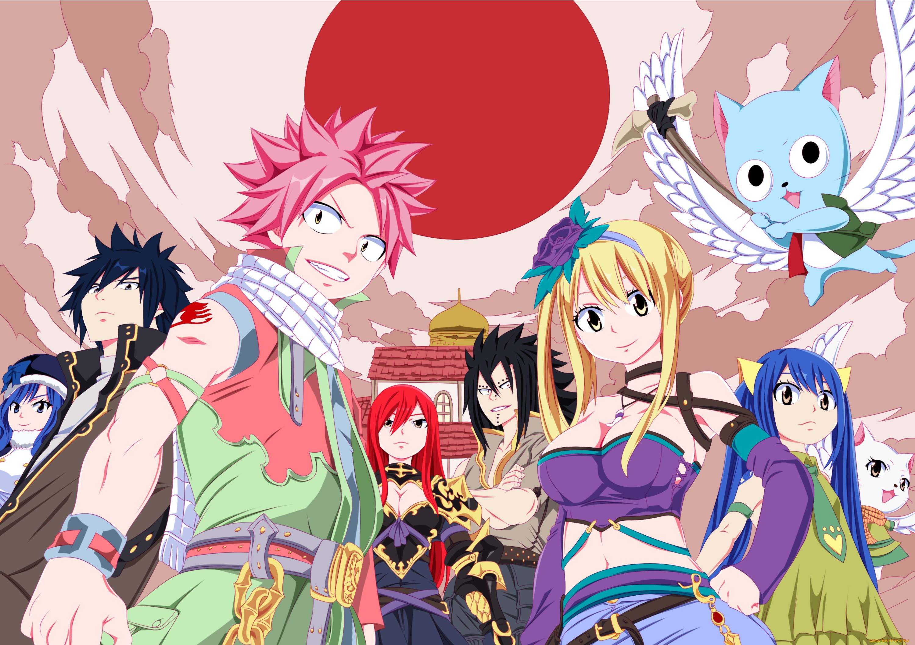 аниме, fairy, tail, anime, neko, natsu, fairy, tail, japanese, wendy, happy, gray, by, ajm, fairytail, erza, dragon, slayer, oppai, asiatic, oriental, devil, juvia, mahou, manga, asian, lucy, gajeel, carla