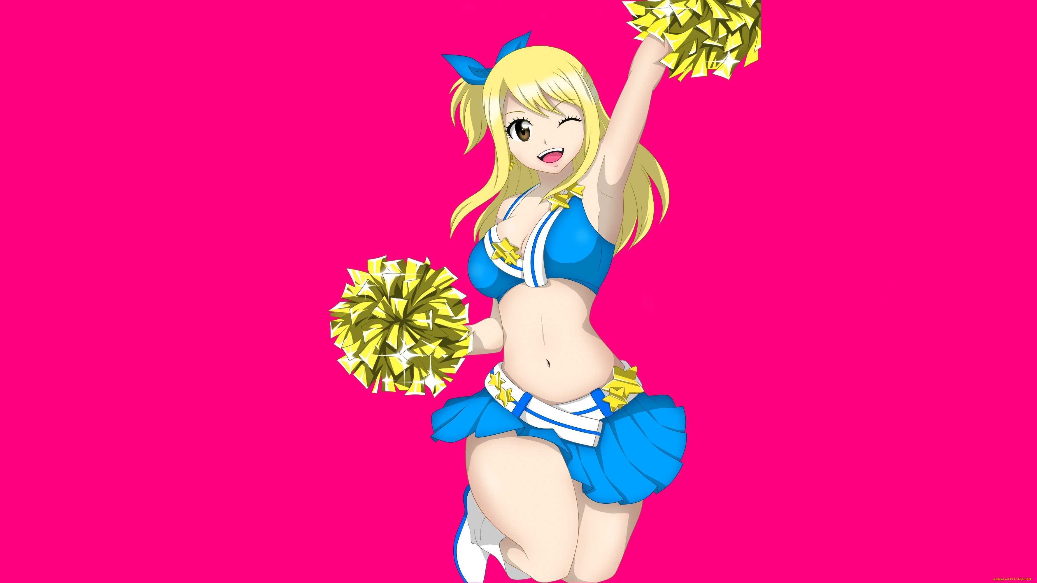 аниме, fairy, tail, lucy