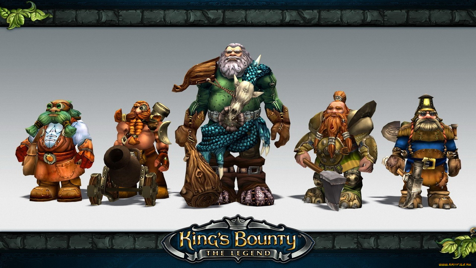 видео, игры, king`s, bounty, , the, legend, персонажи, гномы