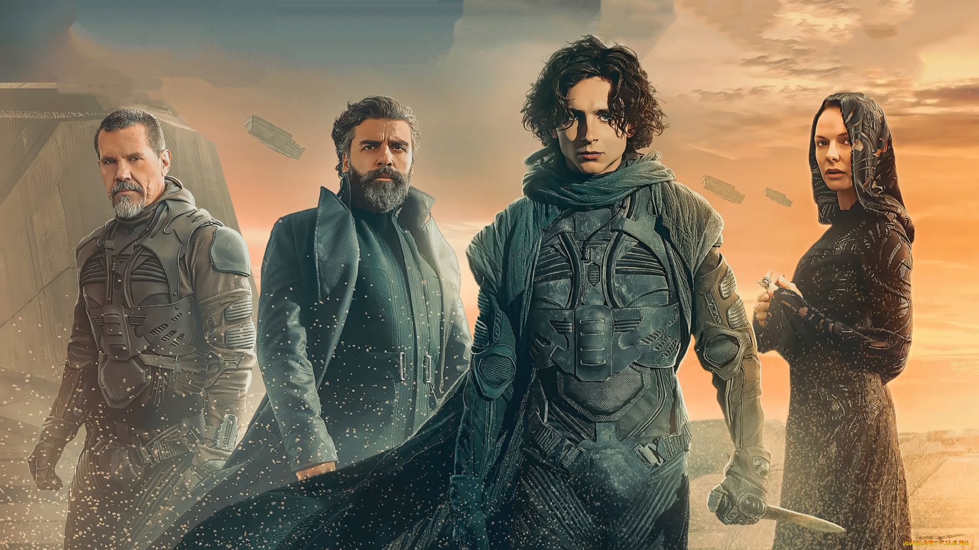 Скачать обои dune, , , 2020, кино, фильмы, 2020, dune, постер, фантастика,  драма, канада, венгрия, сша, josh, brolin, oscar, isaac из раздела Кино  Фильмы, в разрешении 1920x1080