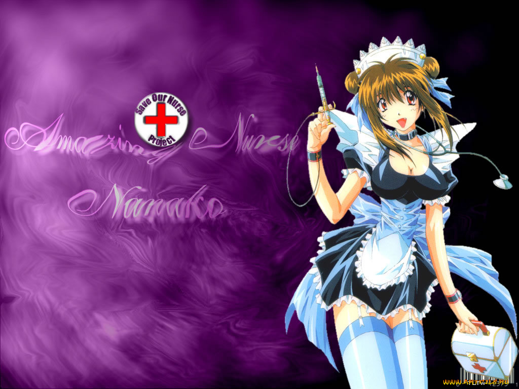 аниме, amazing, nurse, nanako