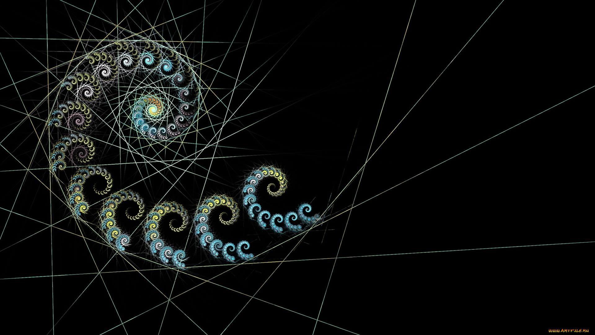3д, графика, fractal, фракталы, абстракция, узор