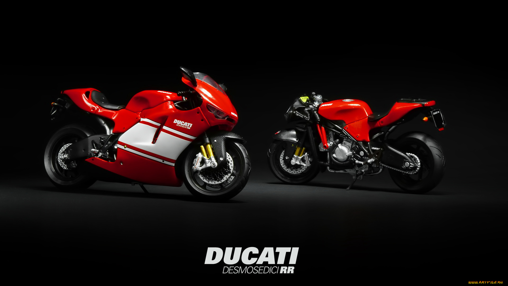 мотоциклы, ducati, тёмный, красный