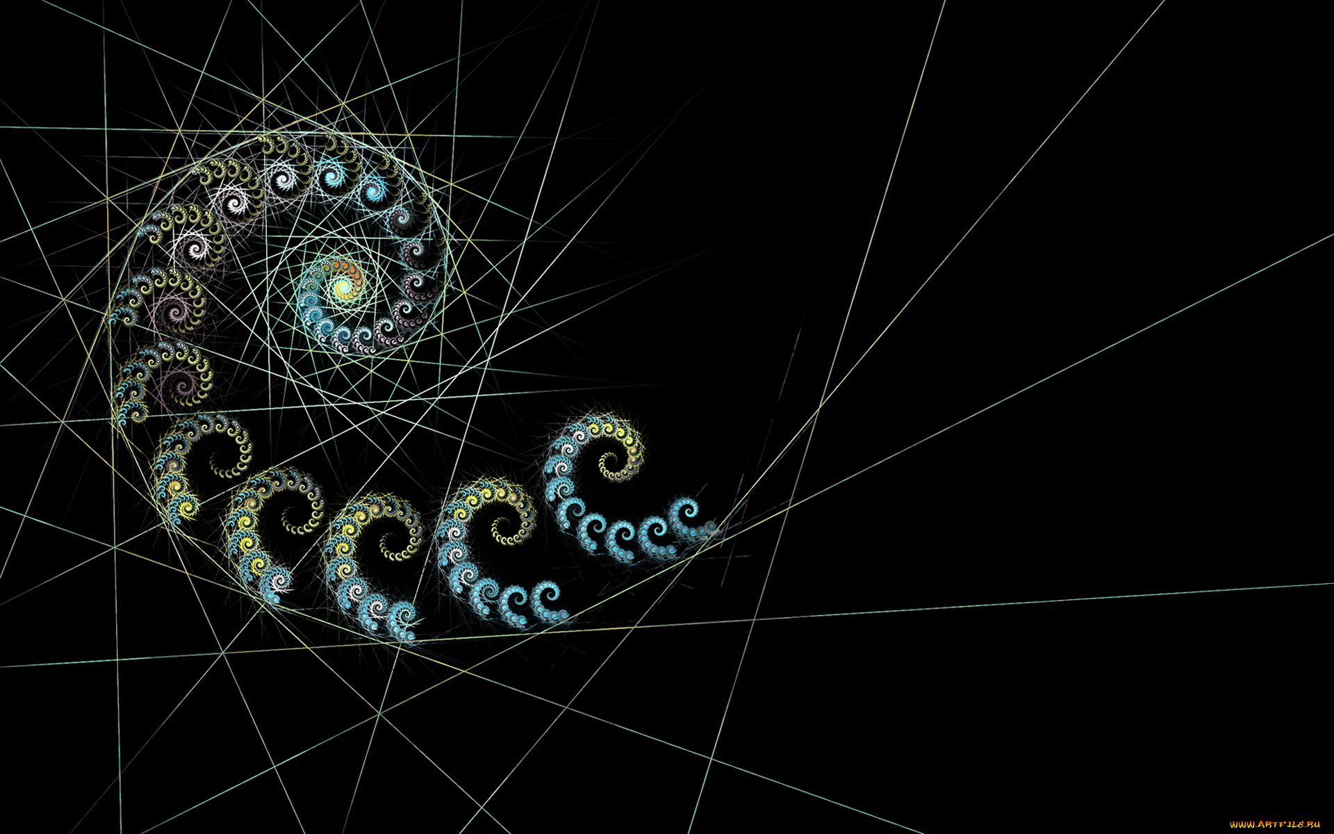 3д, графика, fractal, фракталы, абстракция, узор