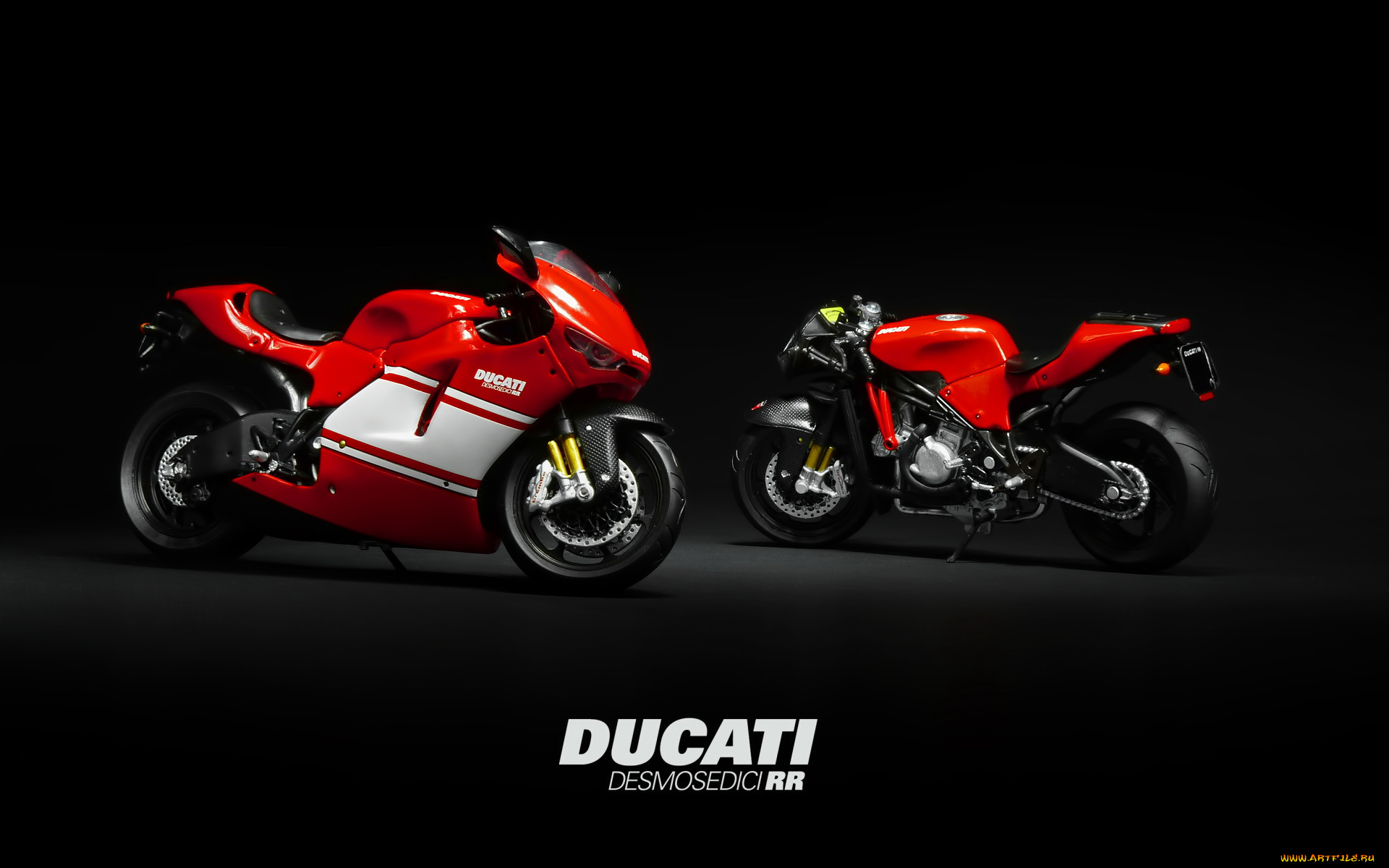 мотоциклы, ducati, тёмный, красный