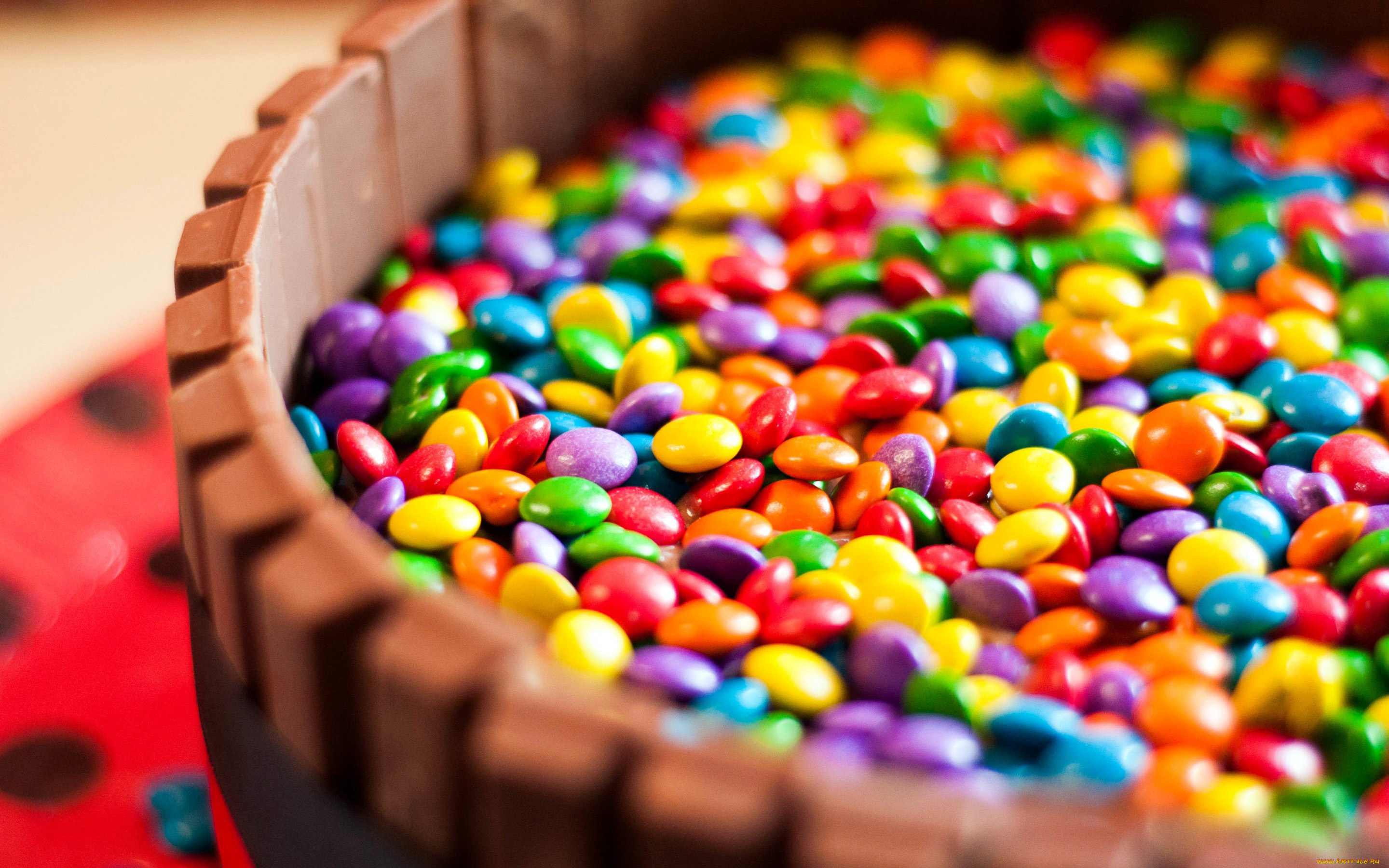 еда, конфеты, , шоколад, , сладости, драже, разноцветное, много