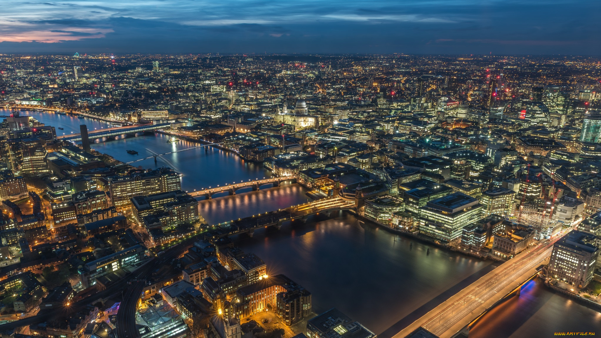 london, города, лондон, , великобритания, панорама