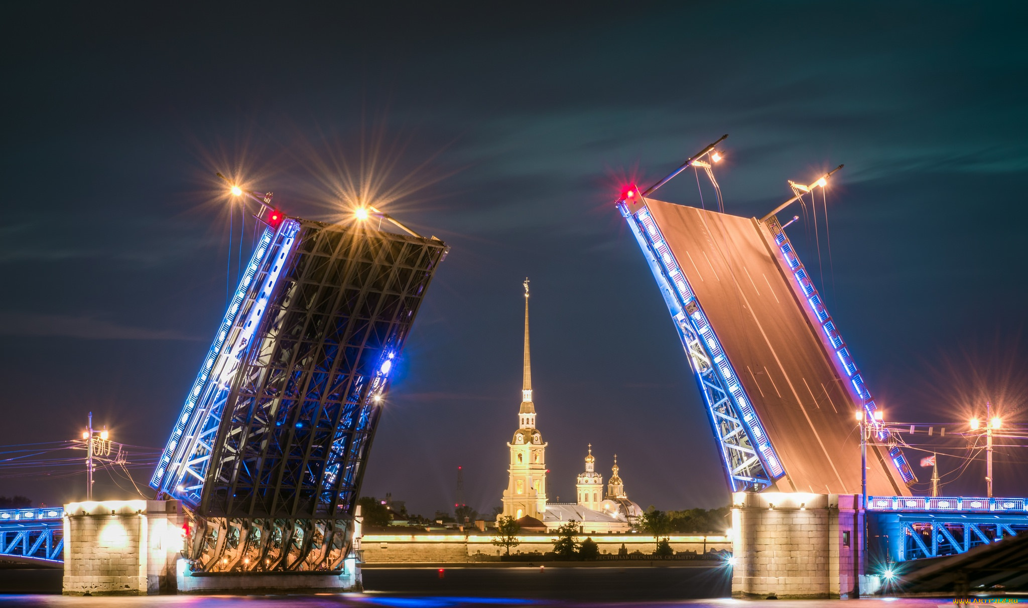 dvortsovyy, bridge, города, санкт-петербург, , петергоф, , россия, шпиль, мост, река