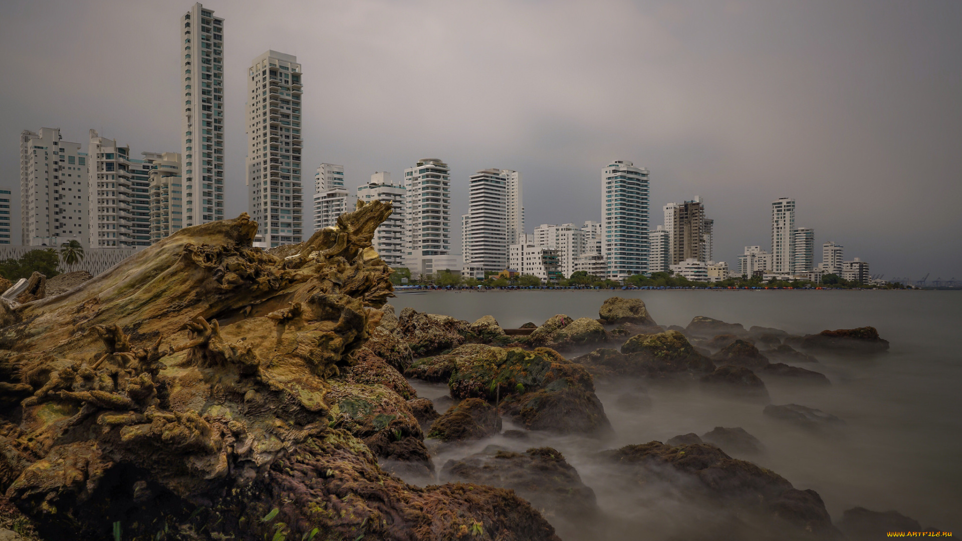 cartagena, , colombia, города, -, панорамы, простор