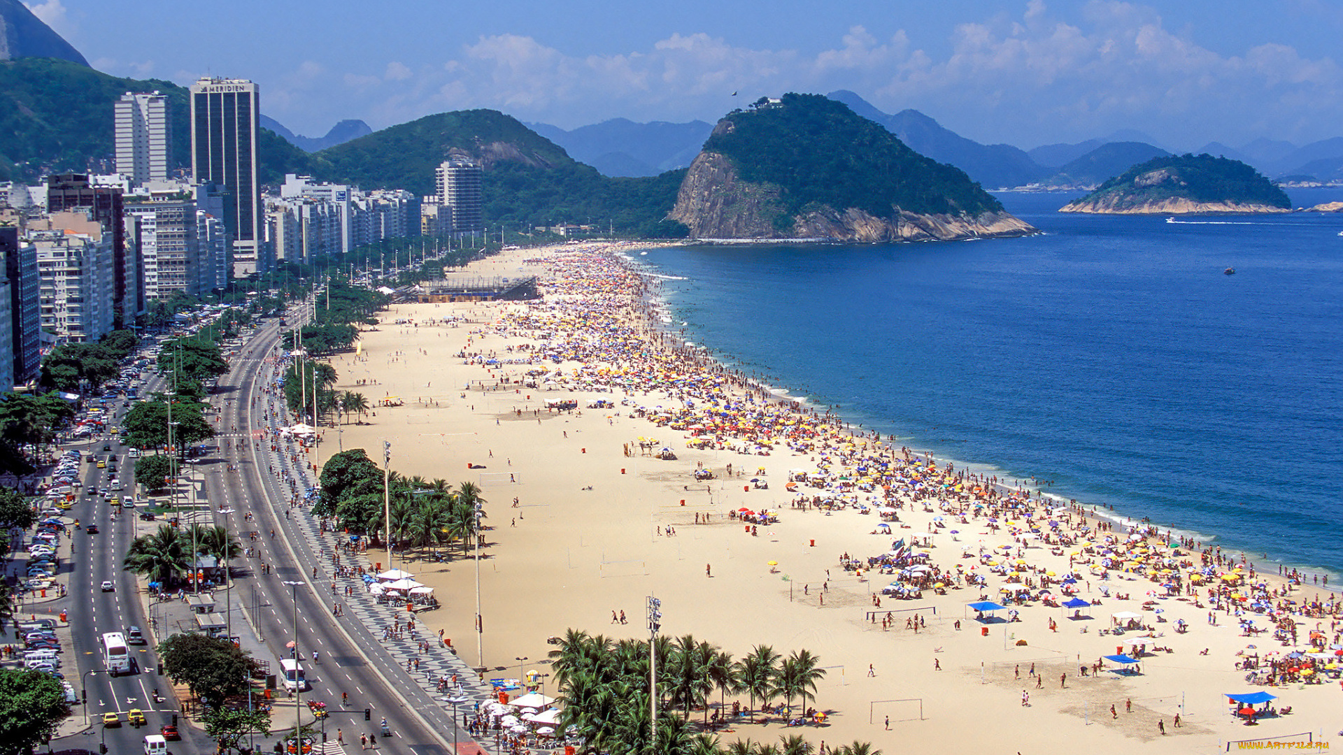 copacabana, beach, , rio, de, janeiro, , brazil, города, рио-де-жанейро, , бразилия, простор