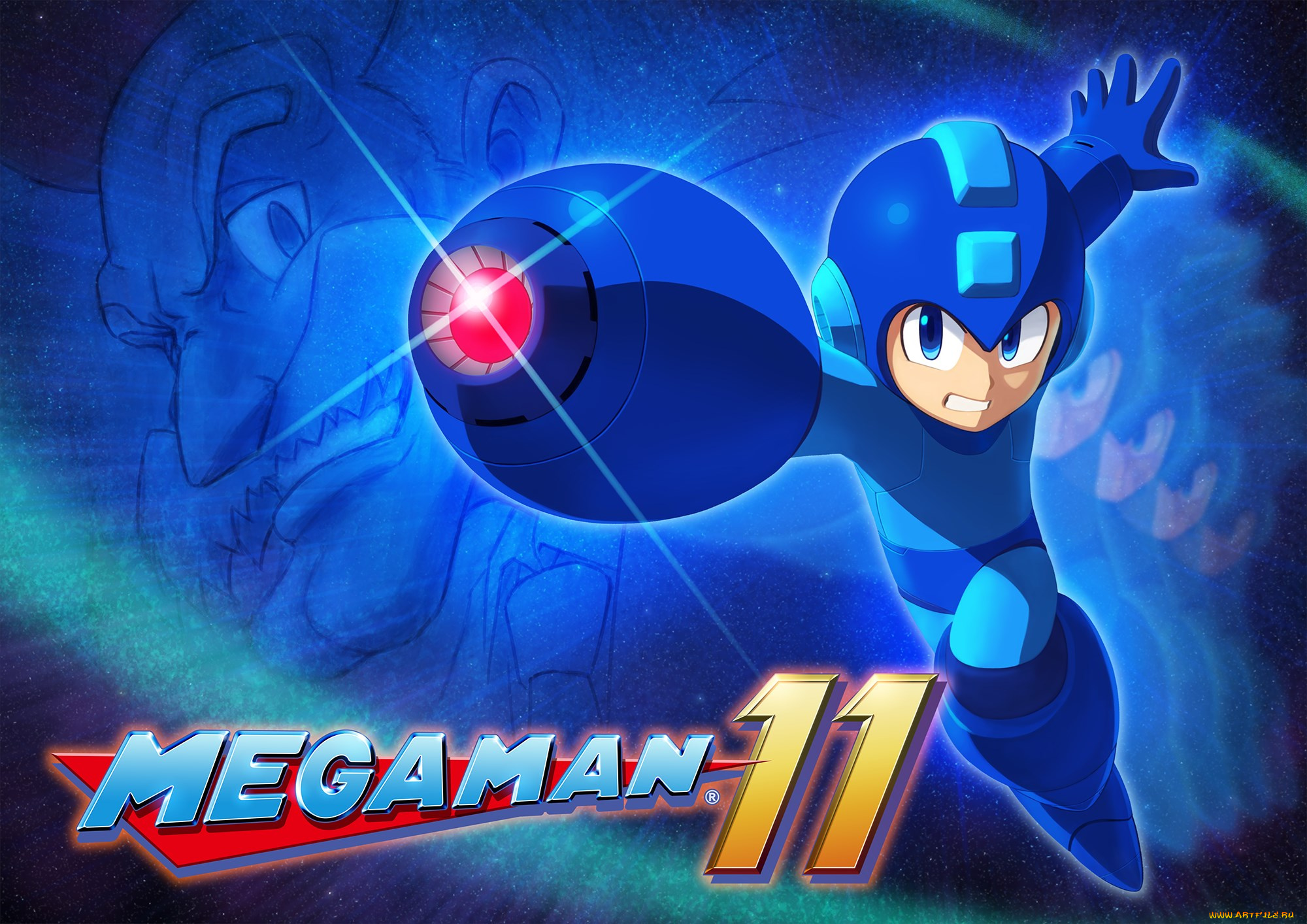 видео, игры, mega, man, 11, mega, man, 11