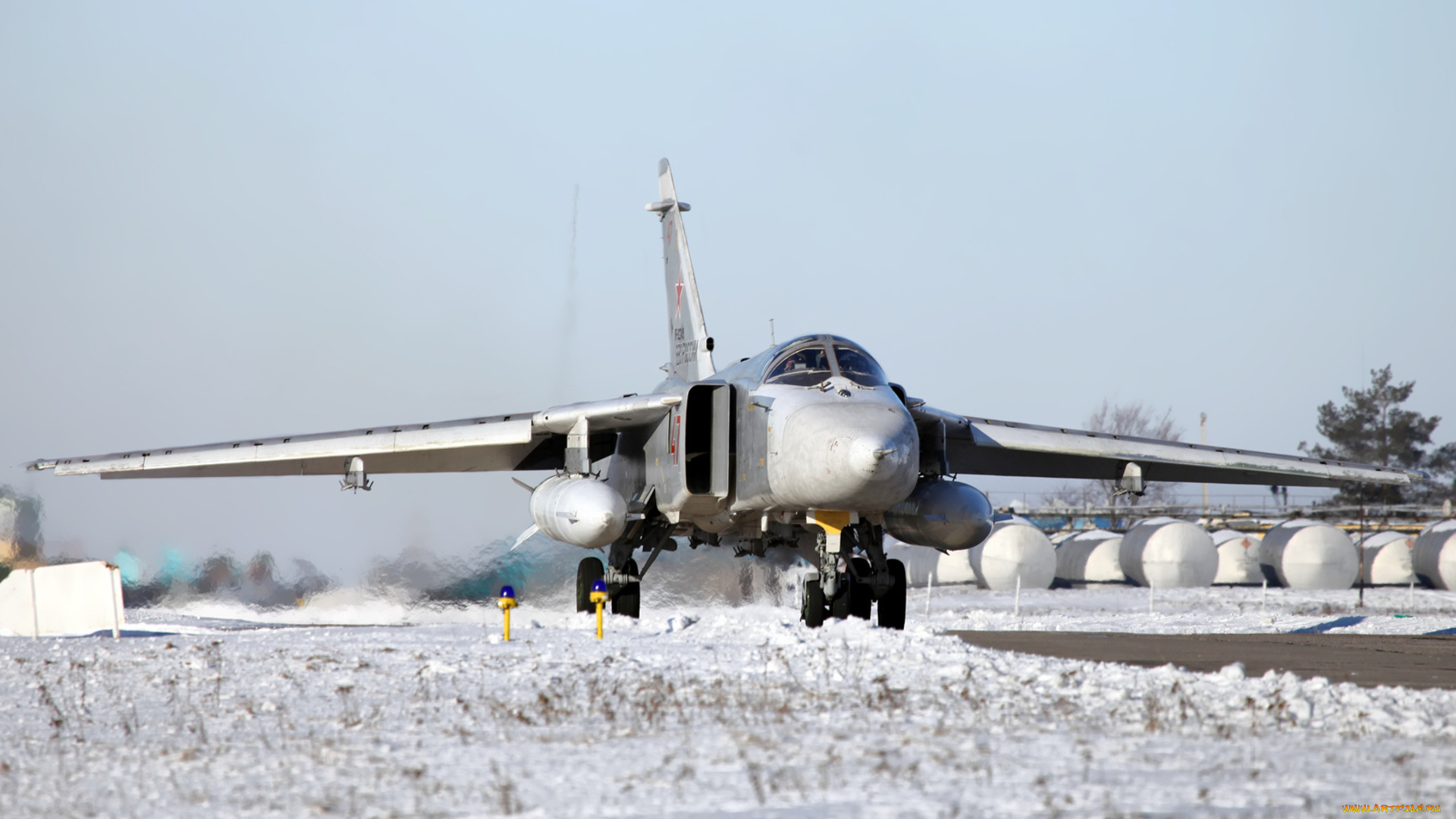 авиация, боевые, самолёты, снег