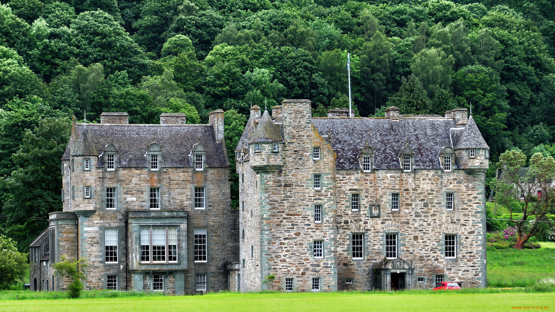 castle, menzies, шотландия, города, дворцы, замки, крепости