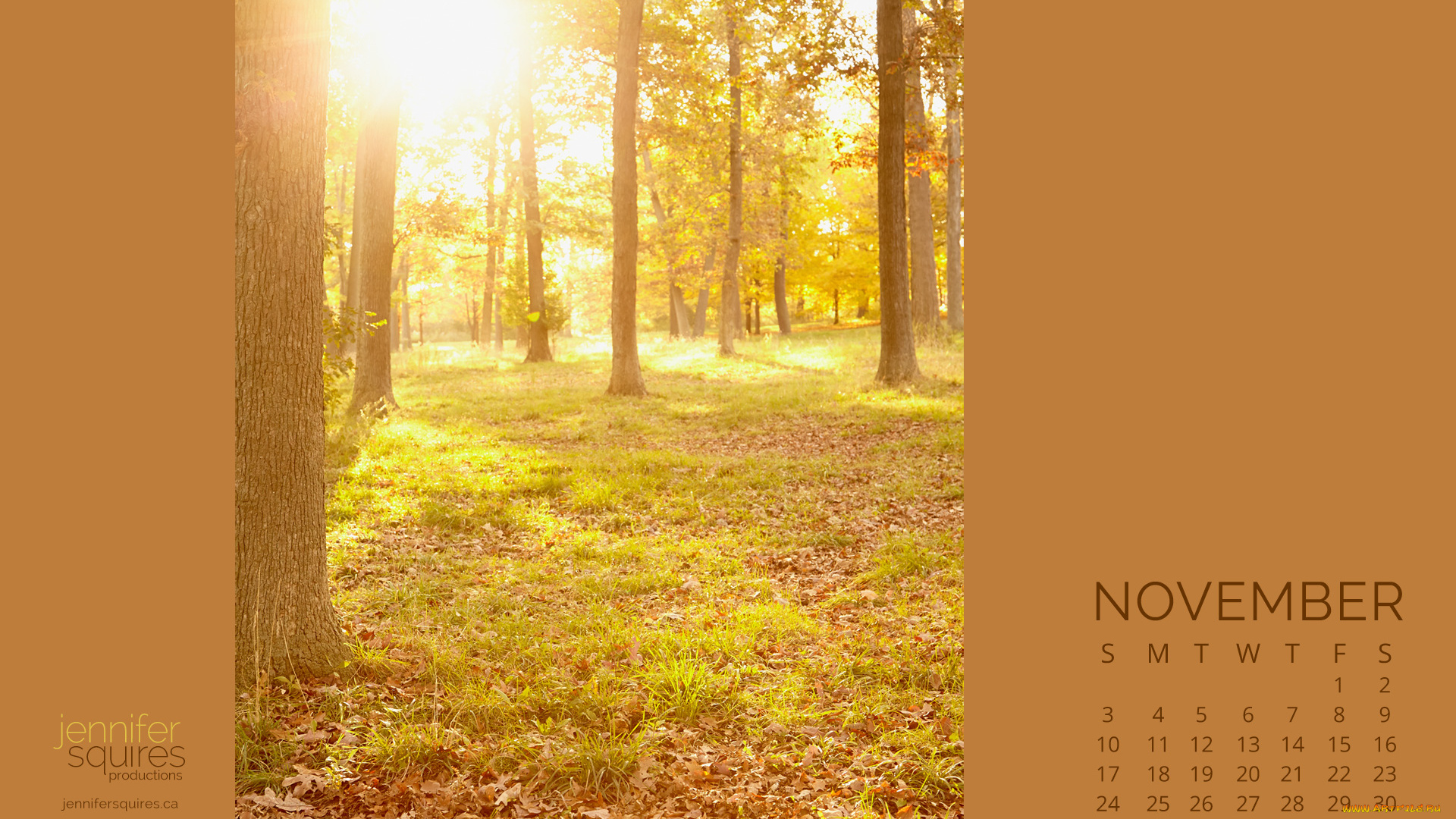 календари, природа, осень