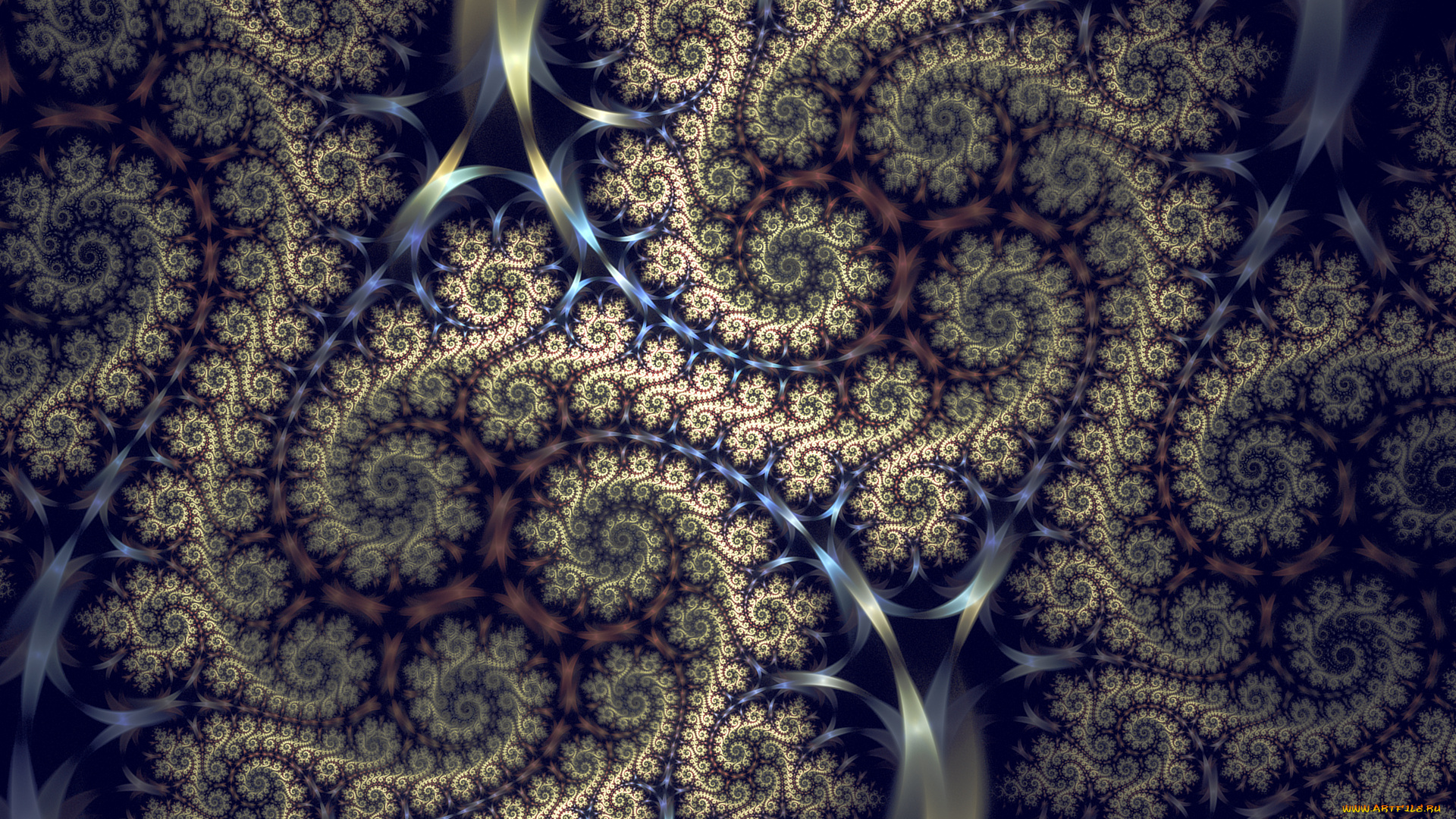 3д, графика, фракталы, , fractal, узор, фон, цвета