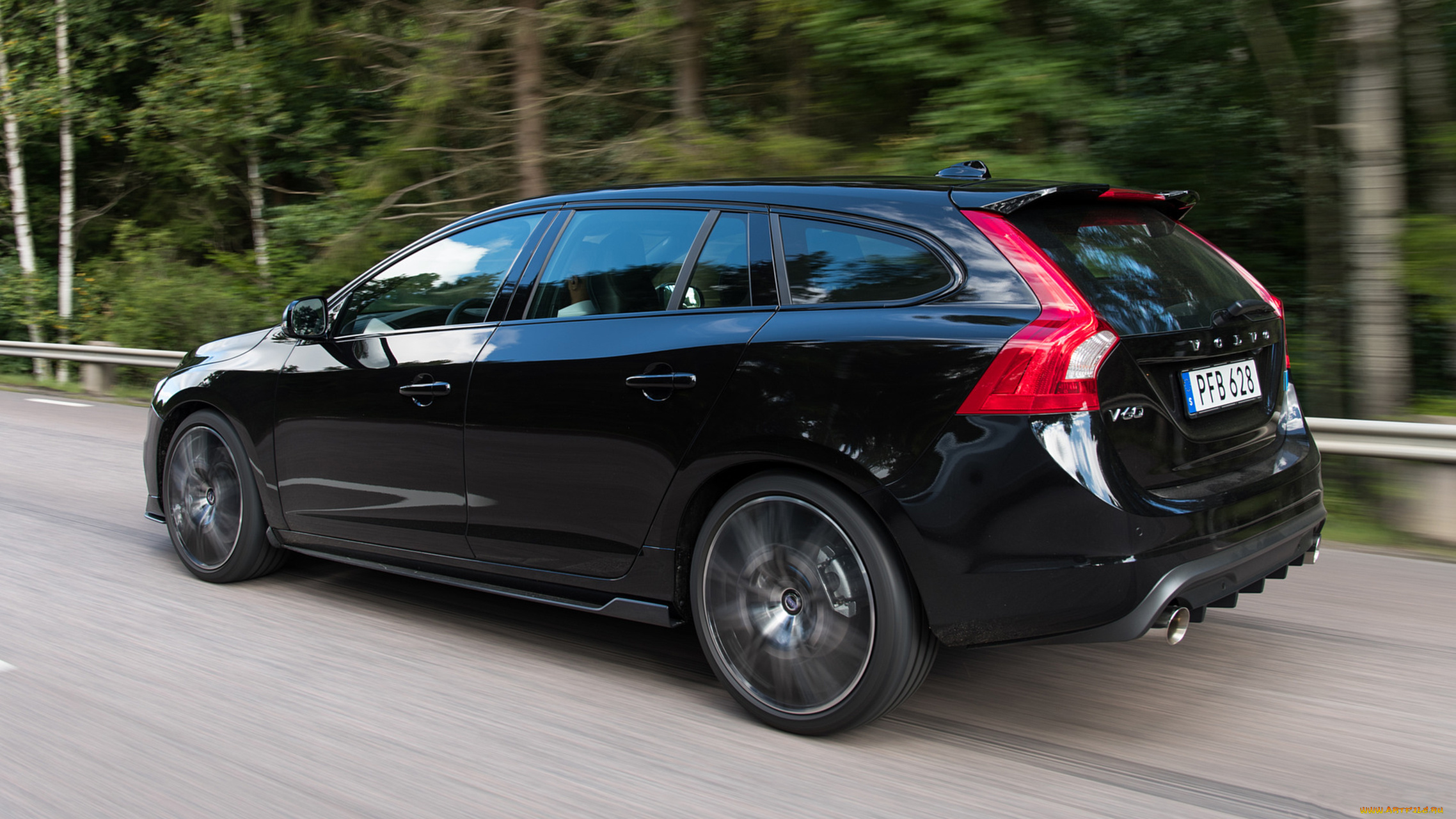 volvo, v60, polestar, 2018, автомобили, volvo, 2018, чёрный, polestar, v60