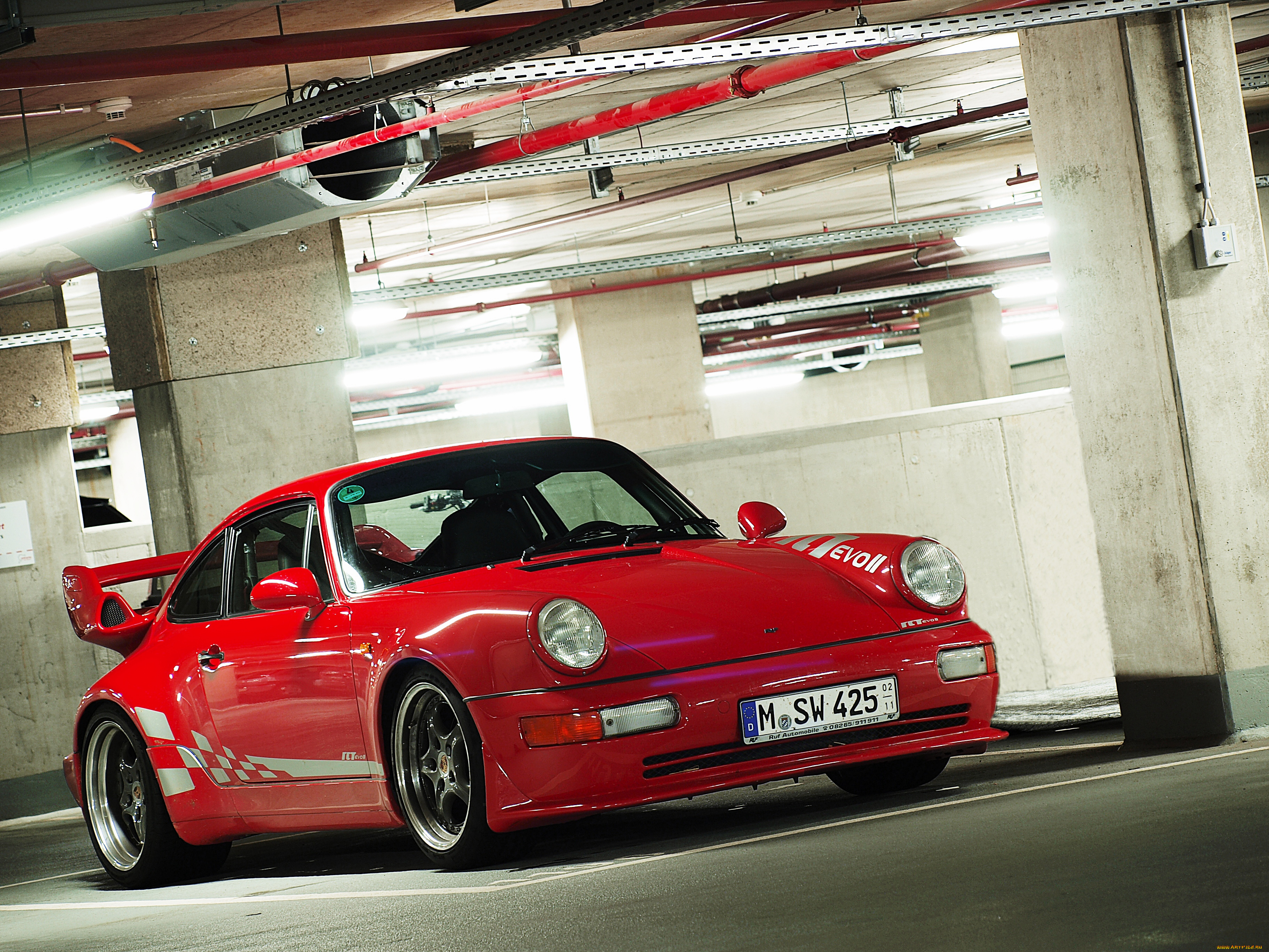 автомобили, porsche, 911, red