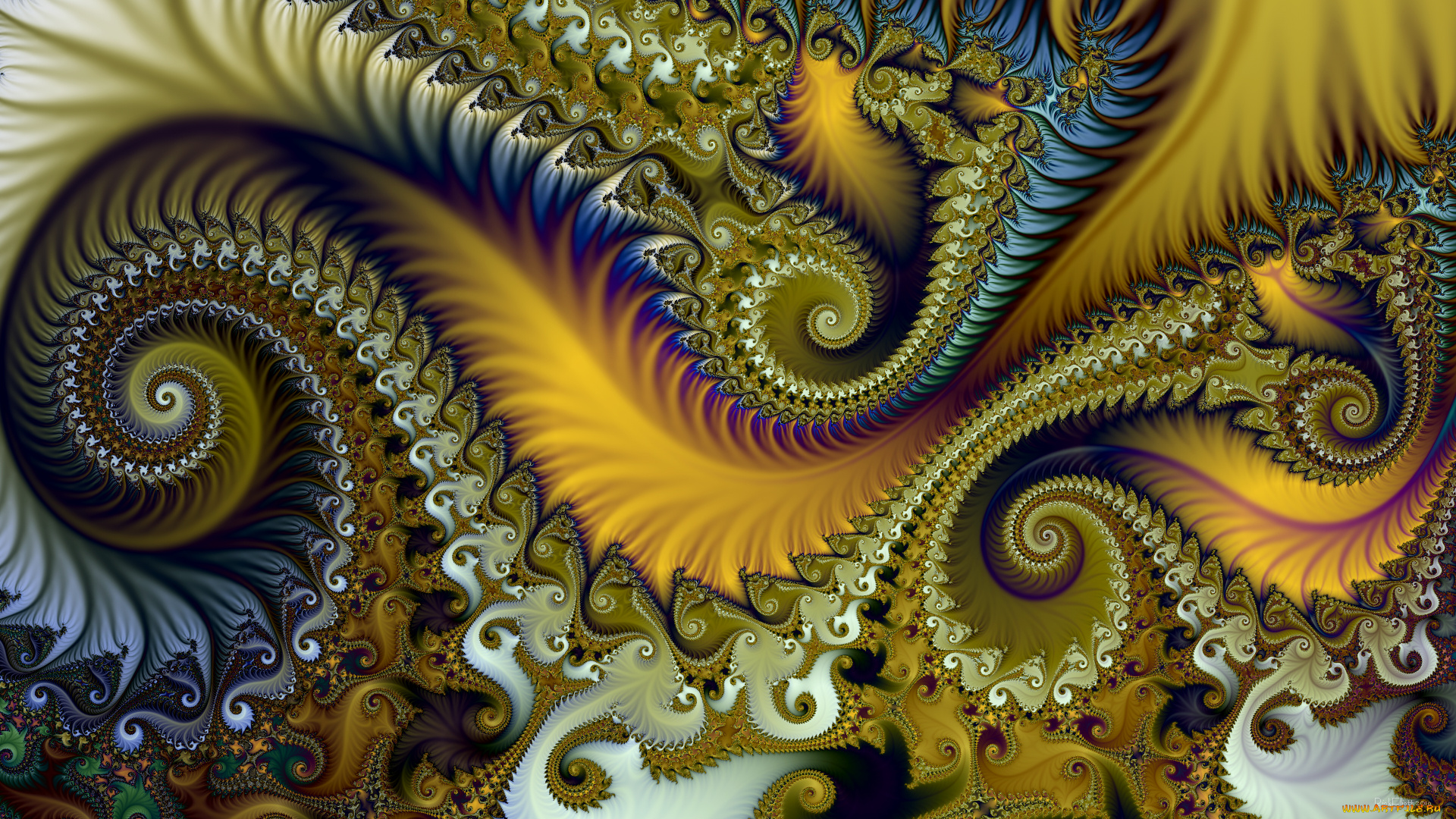 3д, графика, фракталы, , fractal, цвета, фон, узор