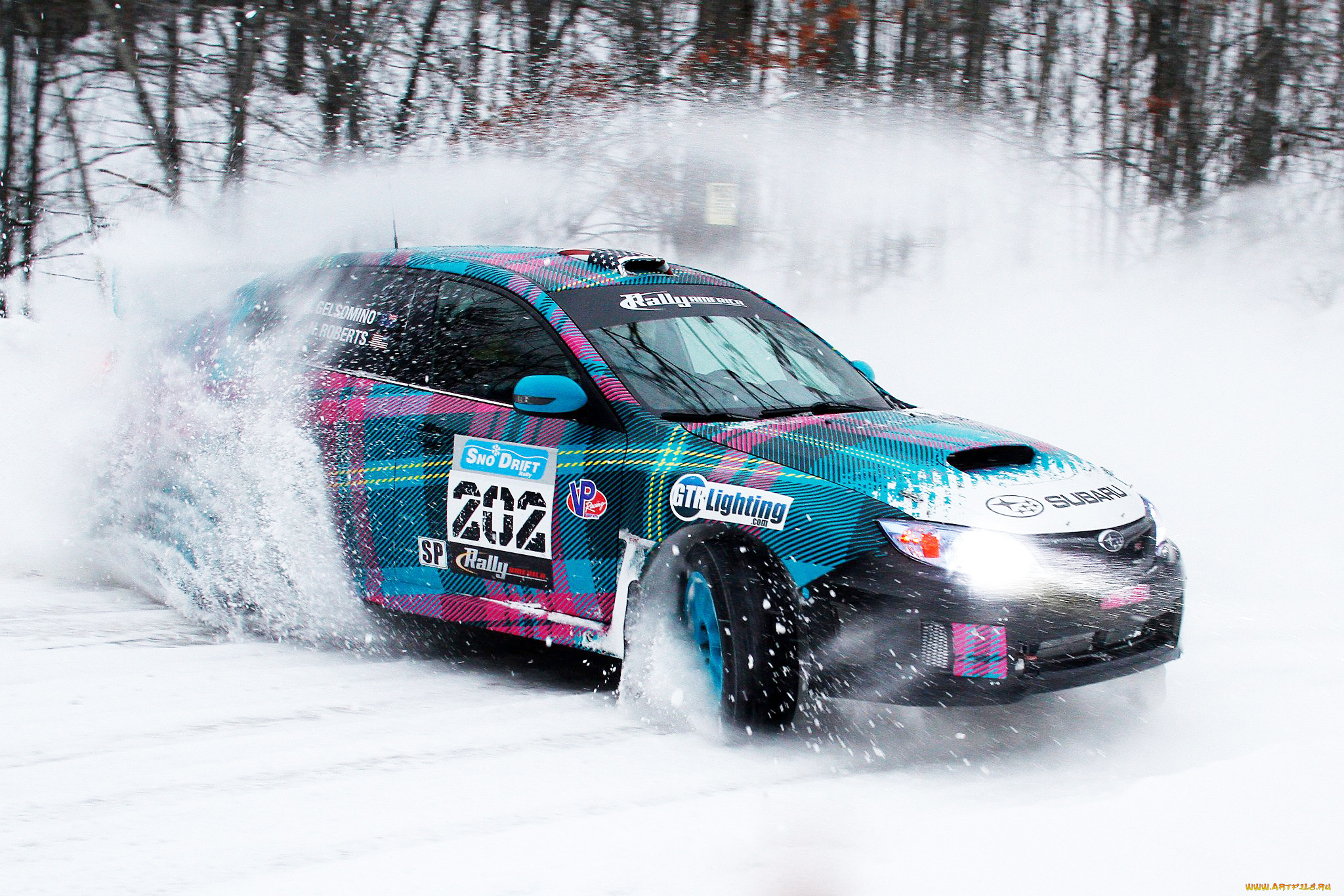 спорт, drift, занос, subaru, машина, снег, дрифт, ралли, rally, impreza, зима