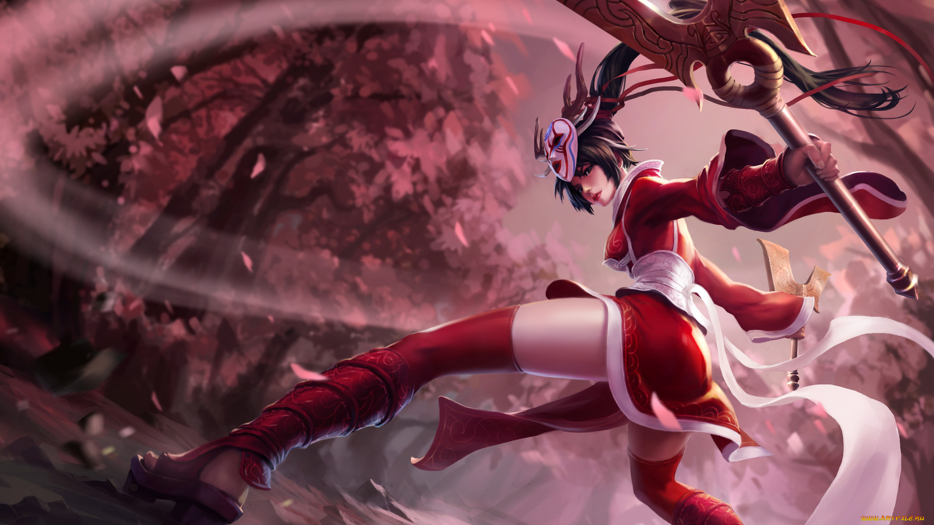 видео, игры, league, of, legends, league, of, legends, akali