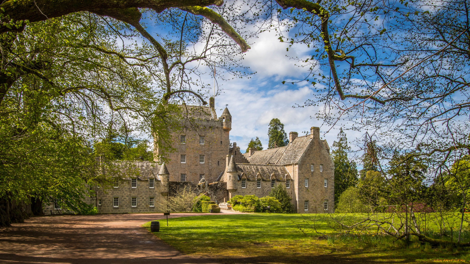 cawdor, castle, города, замки, англии, простор