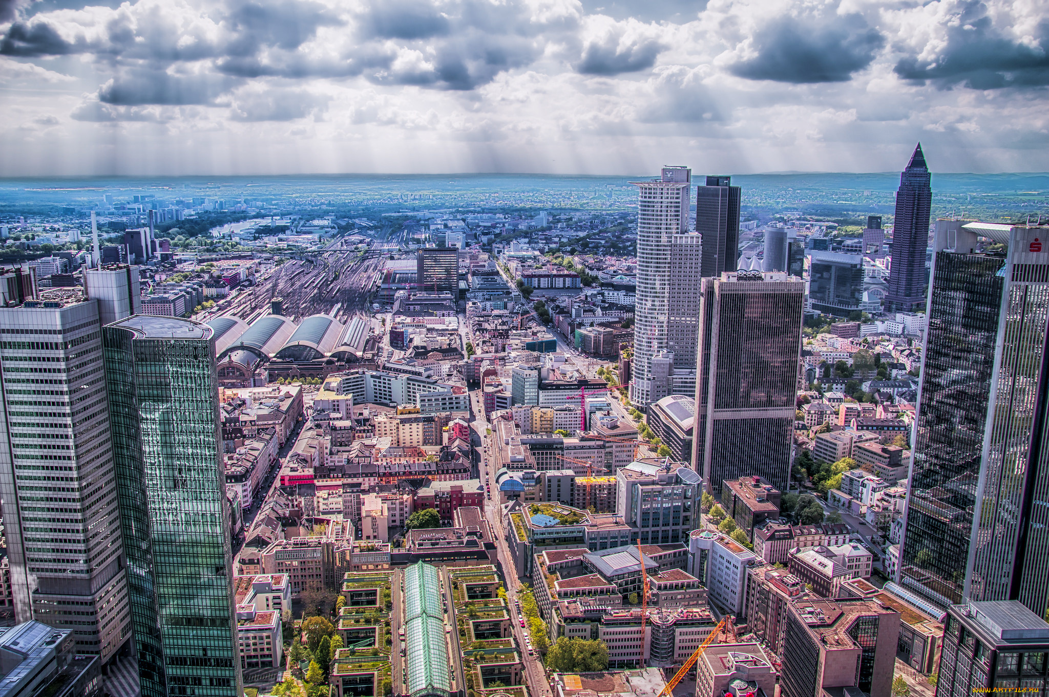 frankfurt, am, main, города, франкфурт-на-майне, , германия, простор