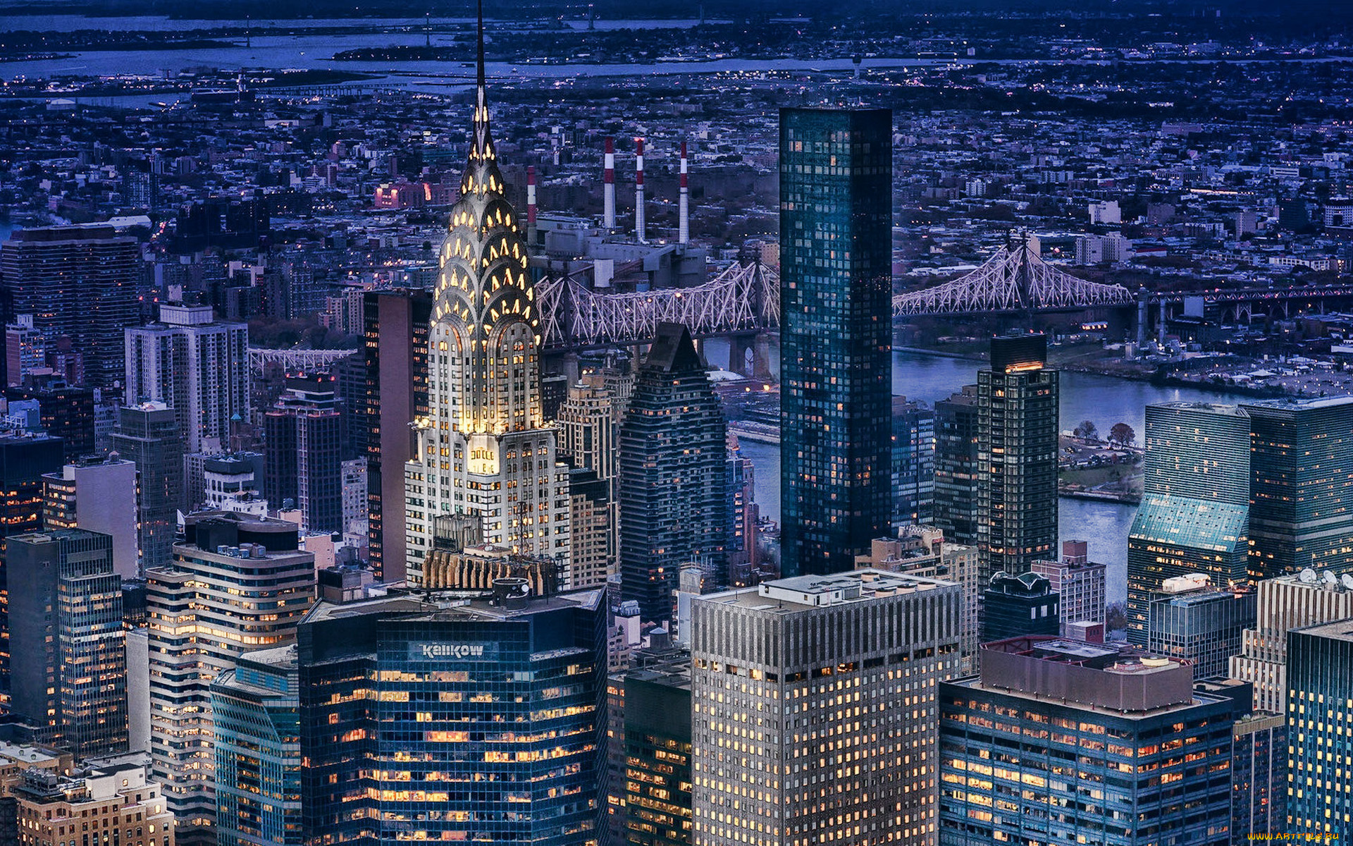 manhattan, , new, york, , usa, города, нью-йорк, , сша, нью-йорк, небоскребы, ночь, американские, современные, здания, сhrysler, building, манхэттен, америка