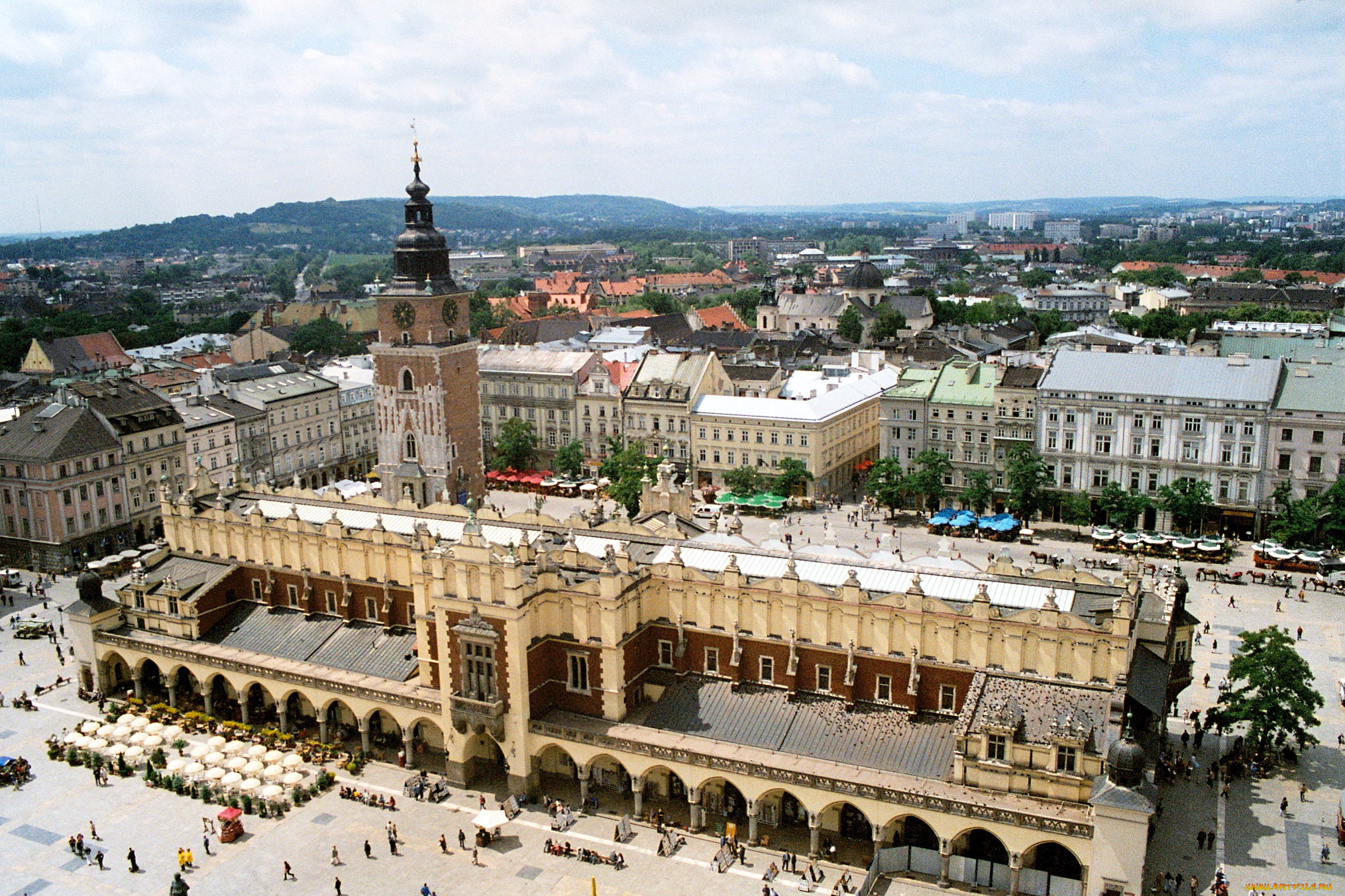 main, square, города, краков, , польша, main, square