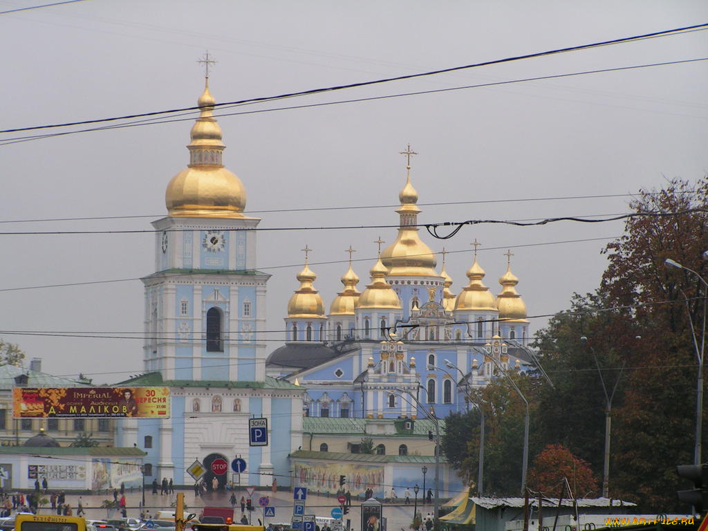 киев, михайловский, собор, города