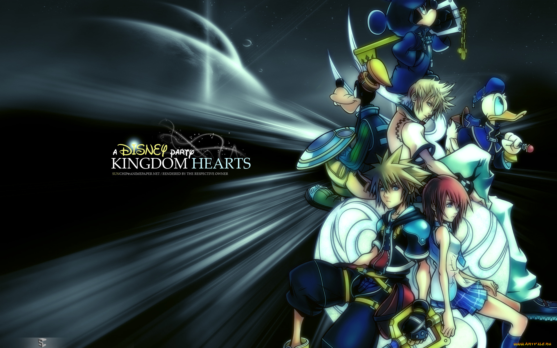 аниме, kingdom, hearts