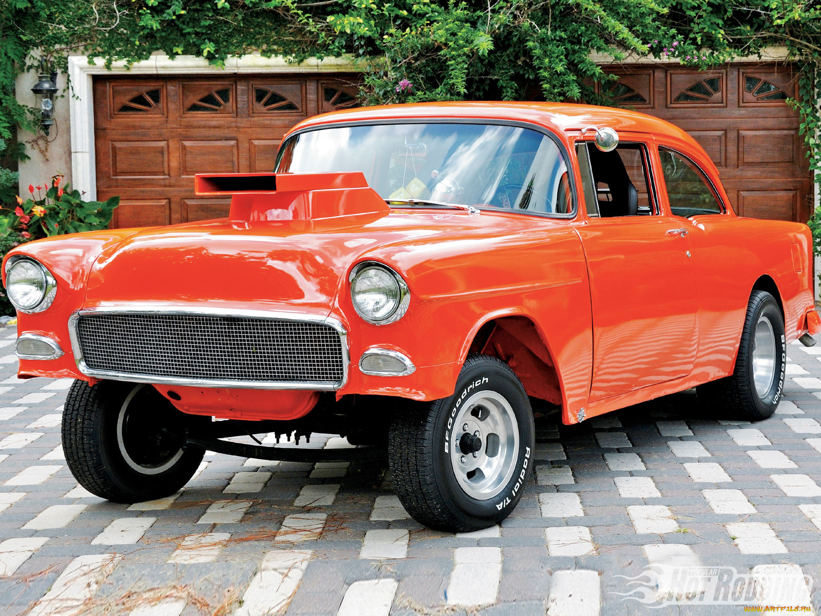 1955, chevy, bel, air, prostreet, автомобили, hotrod, dragster