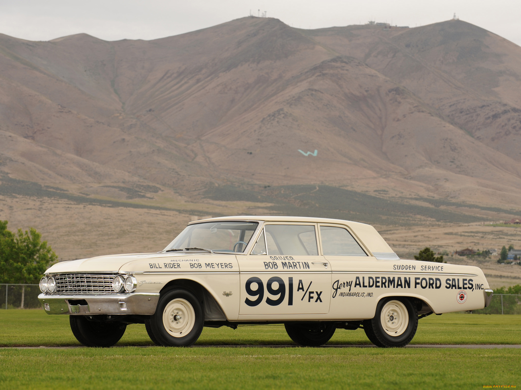 ford, galaxie, 406, lightweight, автомобили