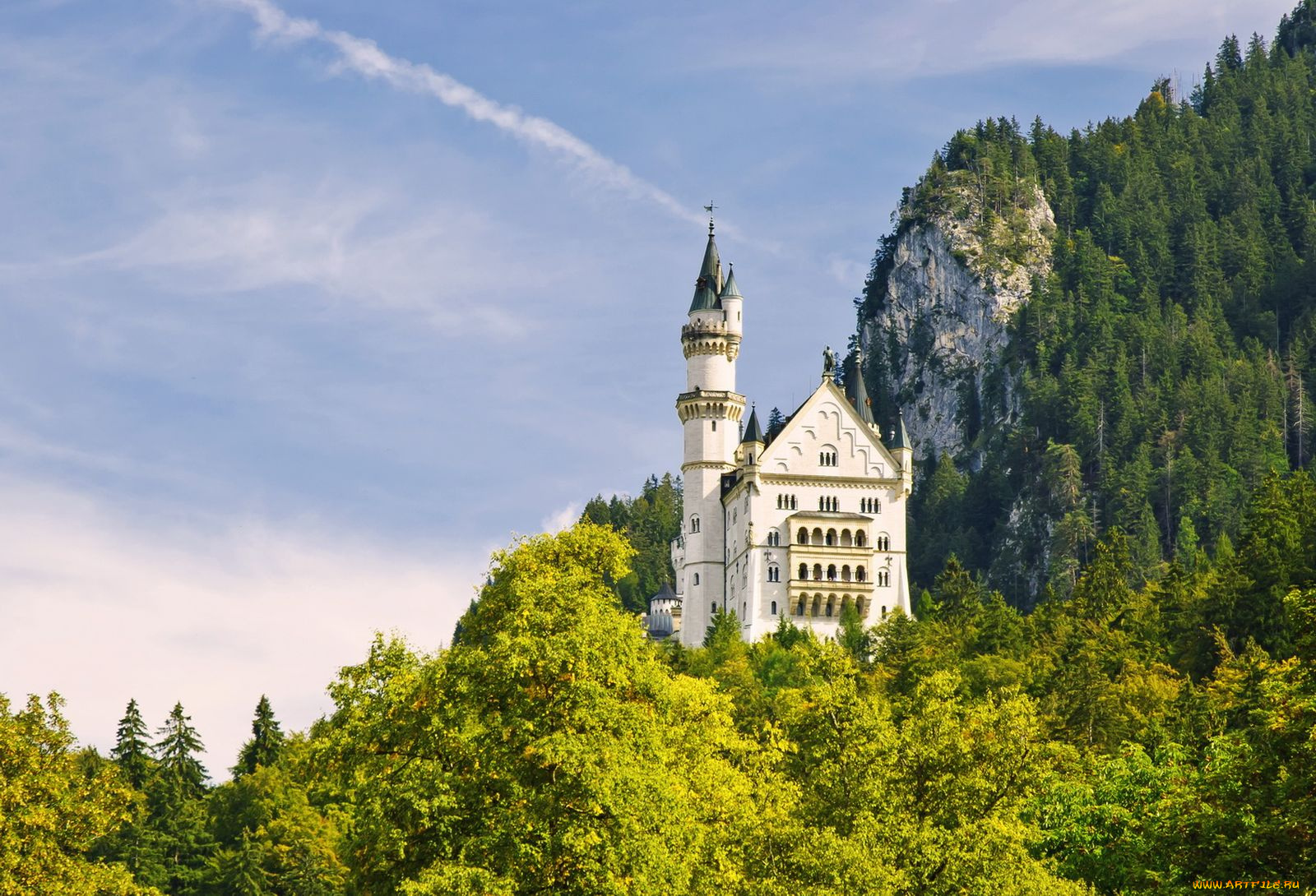 neuschwanstein, castle, города, замок, нойшванштайн, германия