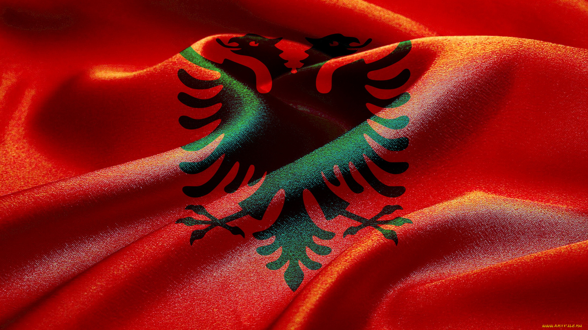 albania, разное, флаги, гербы, флаг, албании