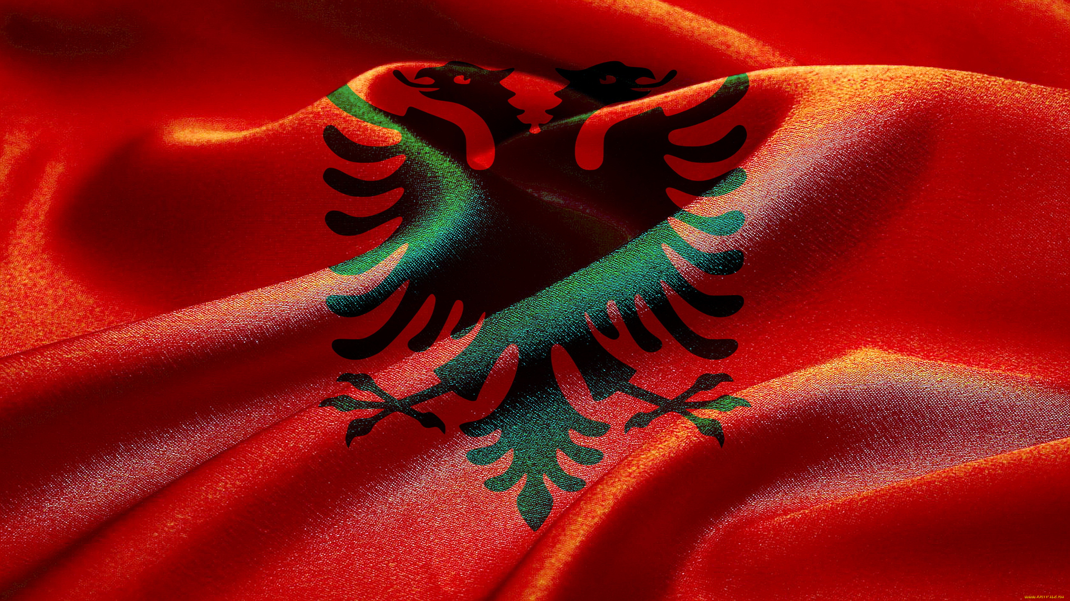 albania, разное, флаги, гербы, флаг, албании