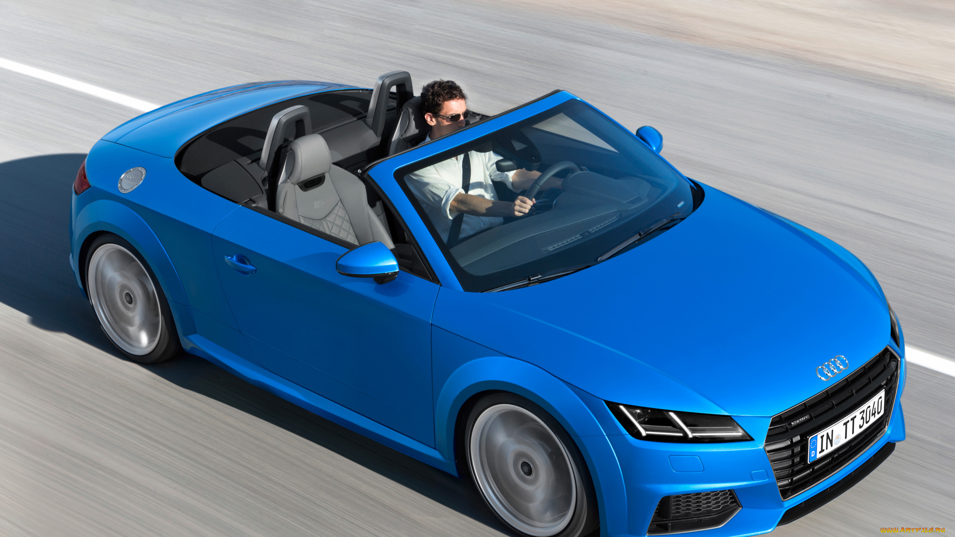 автомобили, audi, tt, quattro, 2-0, tfsi, s, line, roadster, 8s, 2014г, синий