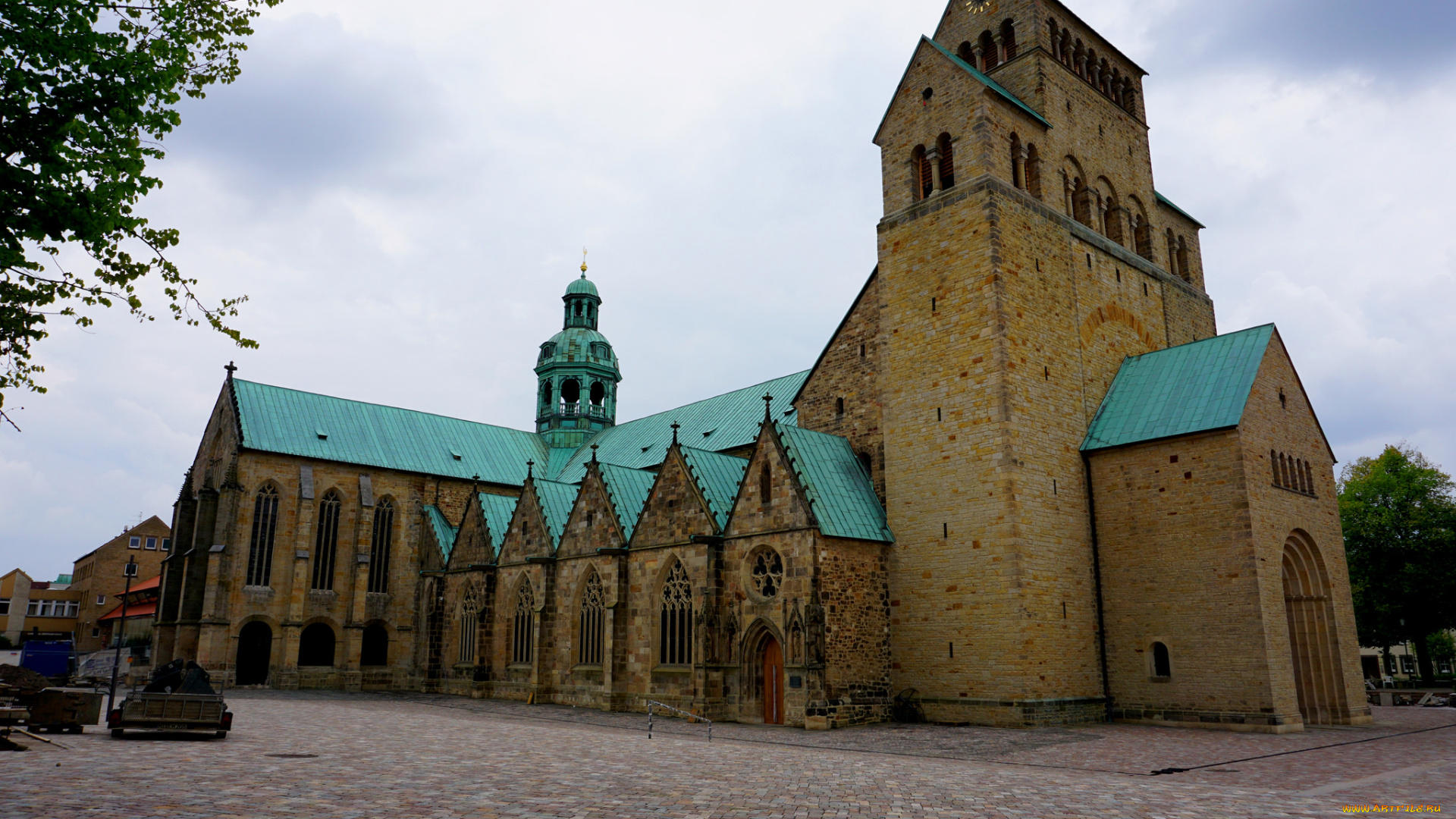 hildesheim, cathedral, города, -, католические, соборы, , костелы, , аббатства, костел, площадь