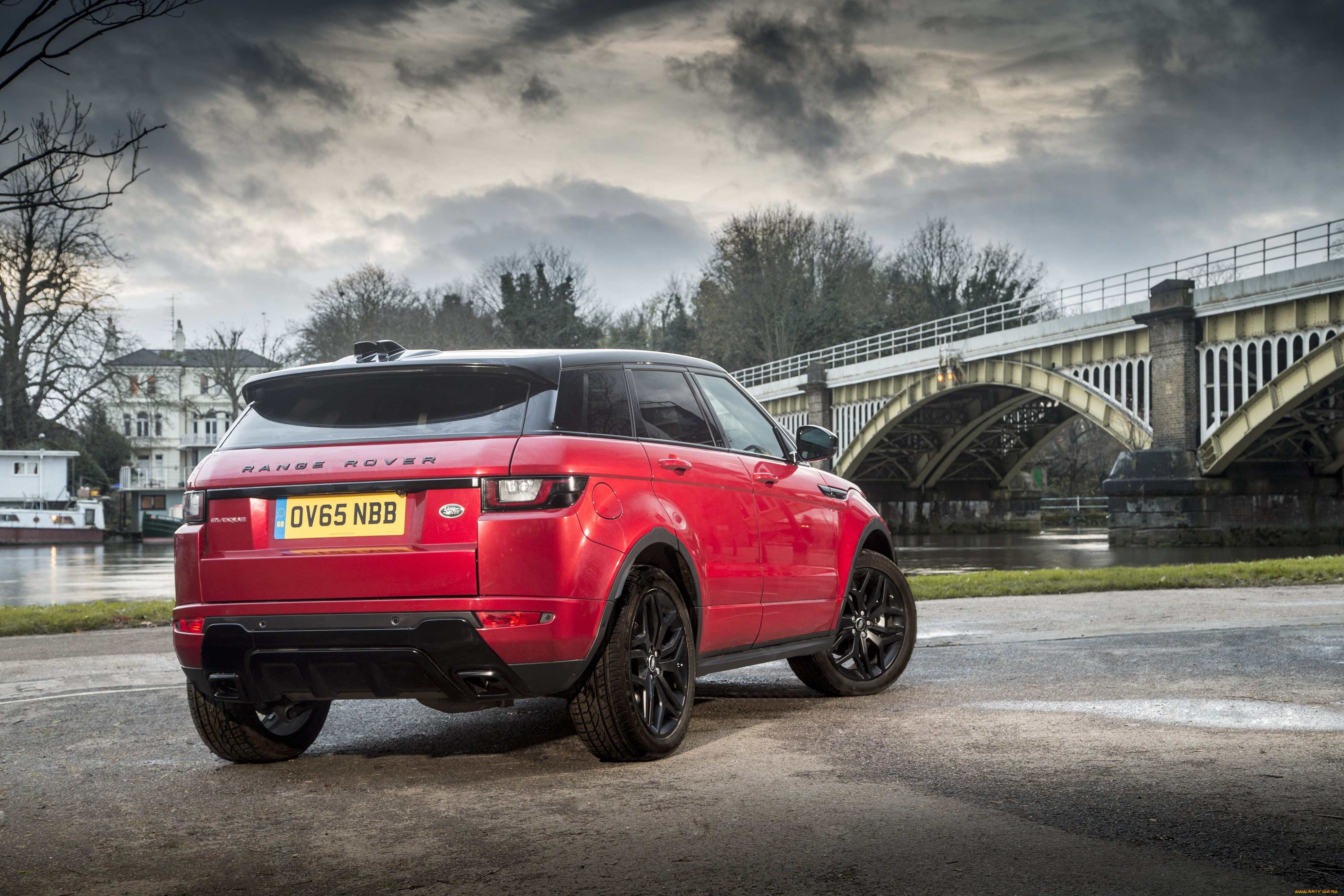 автомобили, range, rover, range, rover, evoque, hse, dynamic, uk-spec, 2015г, красный