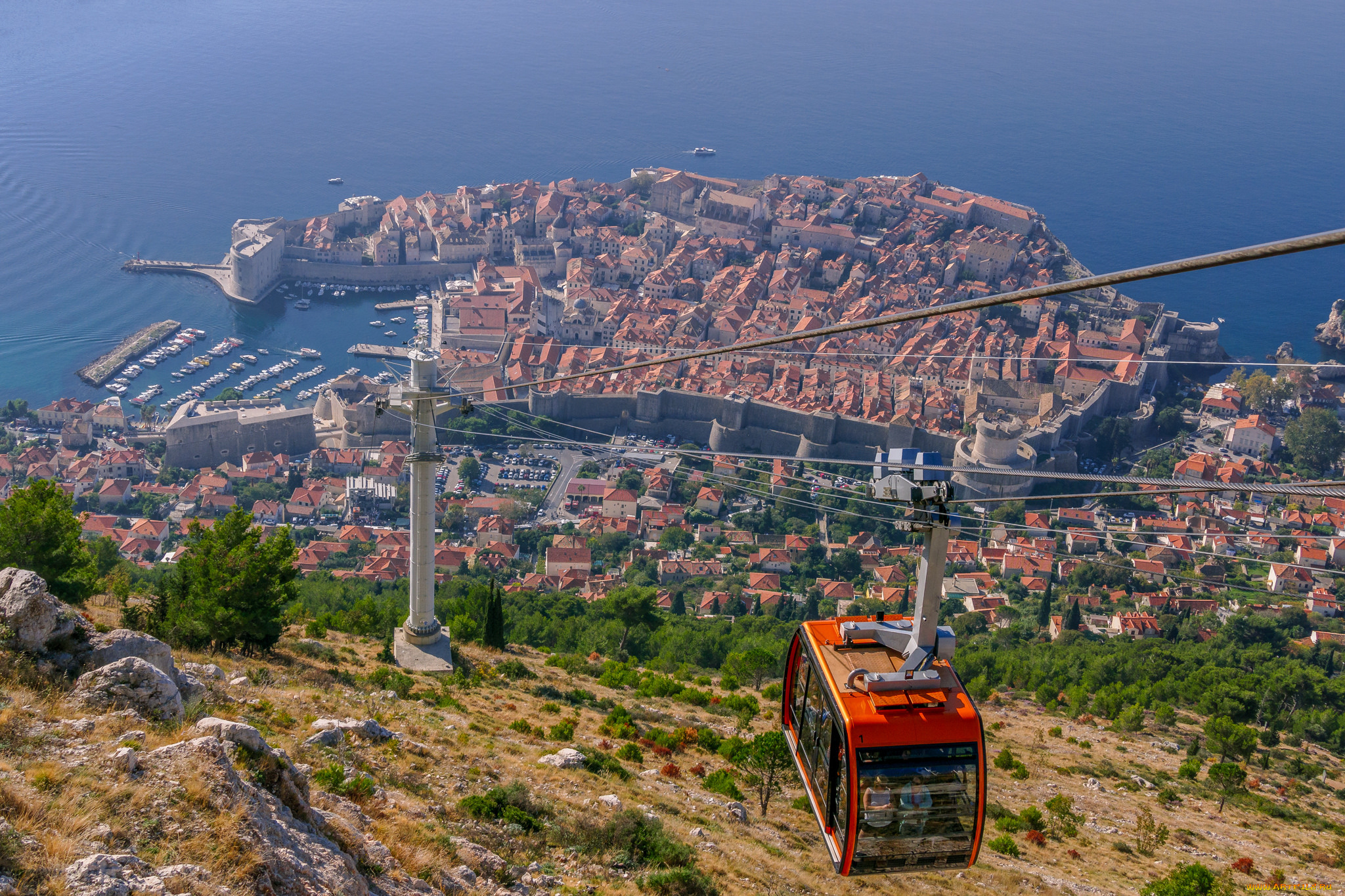 dubrovnik, города, дубровник, , хорватия, панорама, побережье